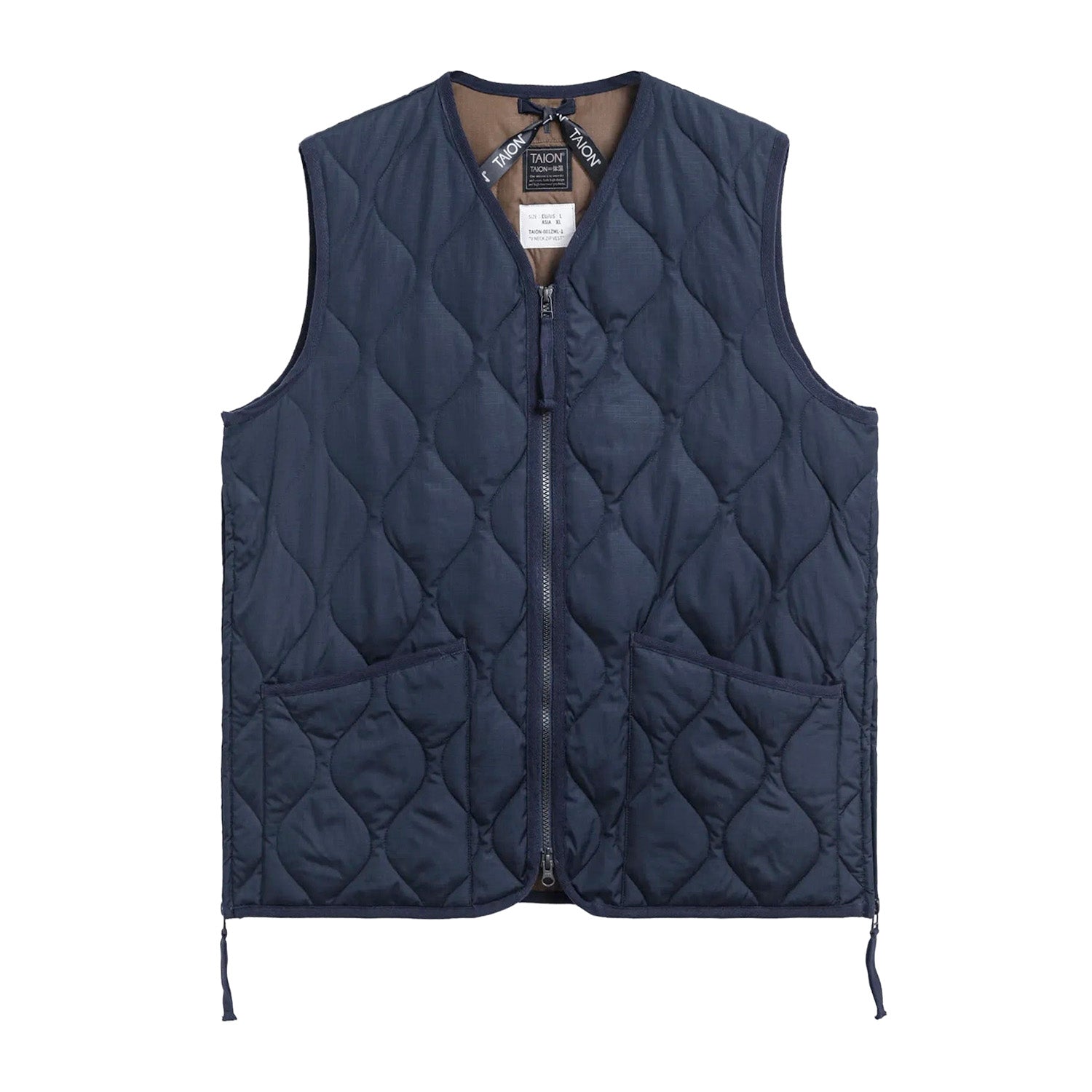 TAION Military V Neck Ripstop Down Vest