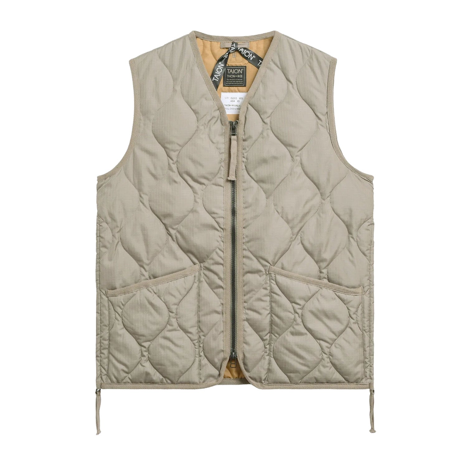 TAION Military V Neck Ripstop Down Vest