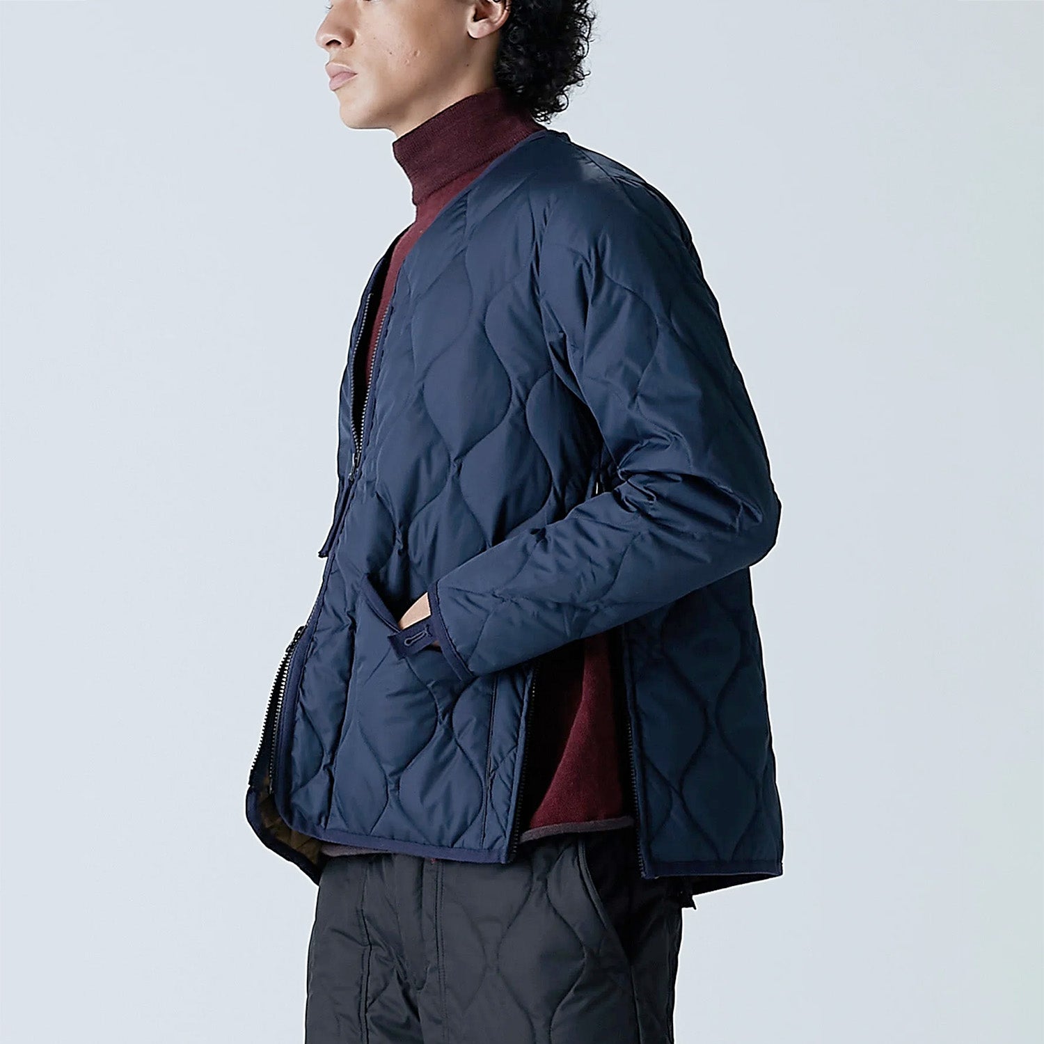TAION Military V Neck Ripstop Down Jacket