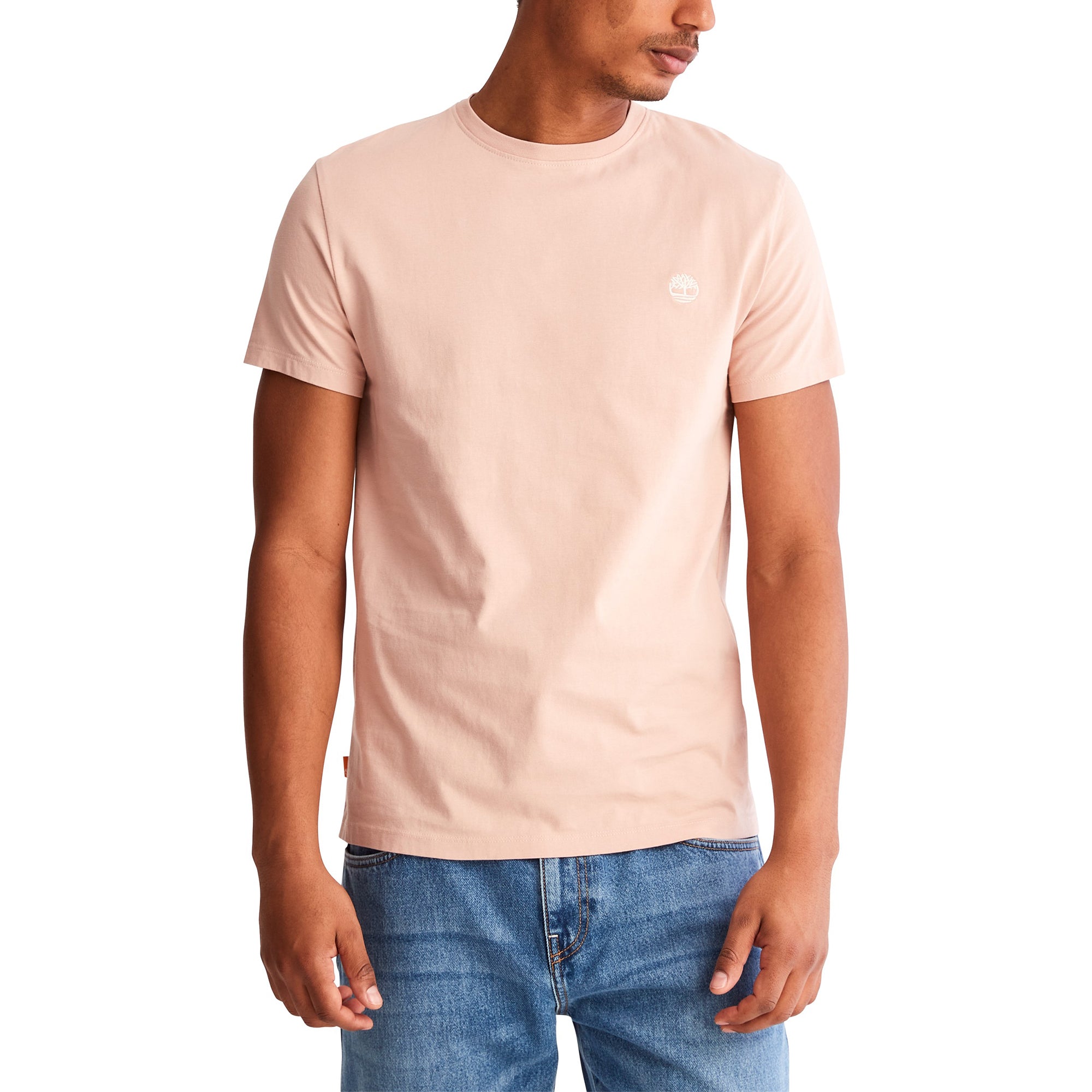 Timberland Dunstan River Jersey Crew T-Shirt - Cameo Rose