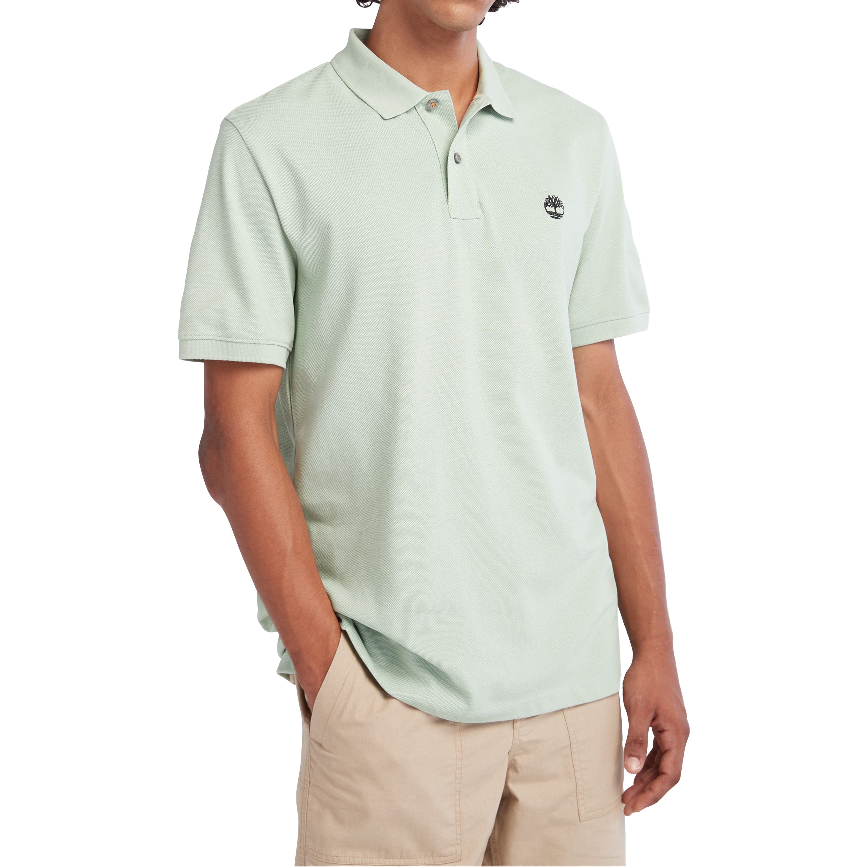 Timberland Millers River Pique Polo - Frosty Green