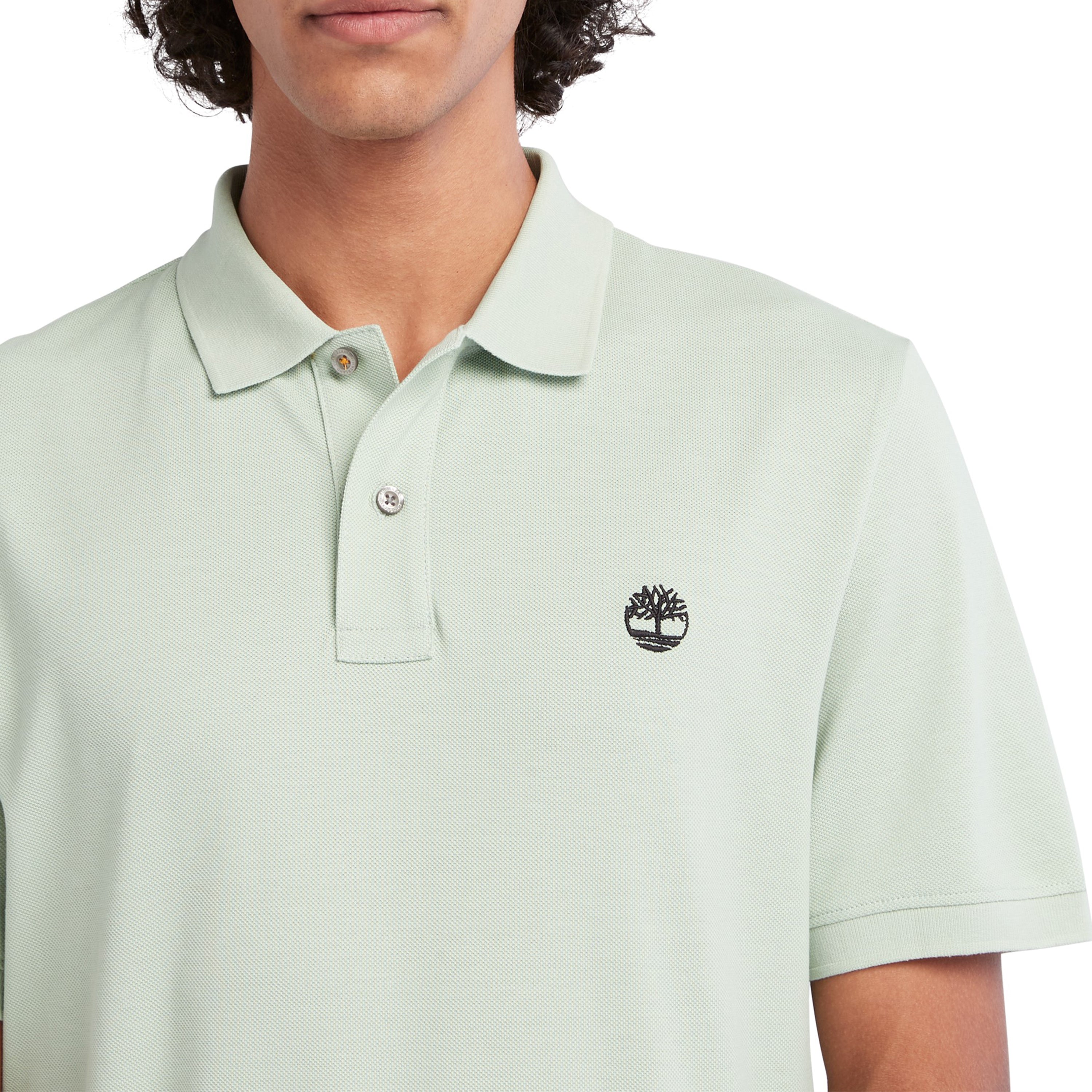 Timberland Millers River Pique Polo - Frosty Green