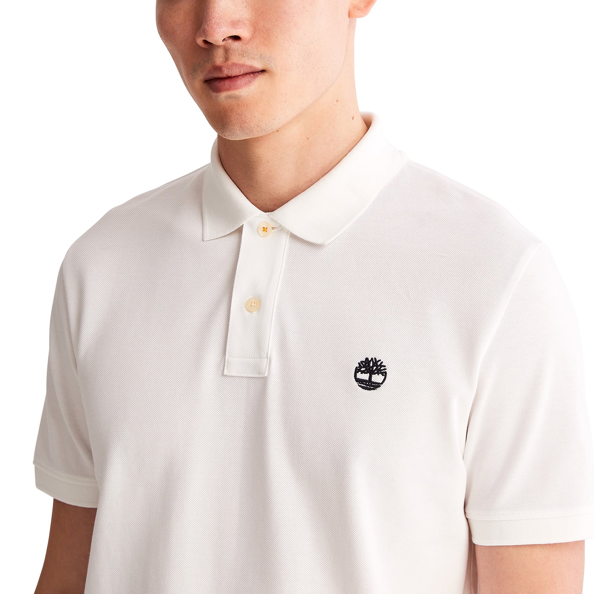 Timberland Millers River Pique Polo - White