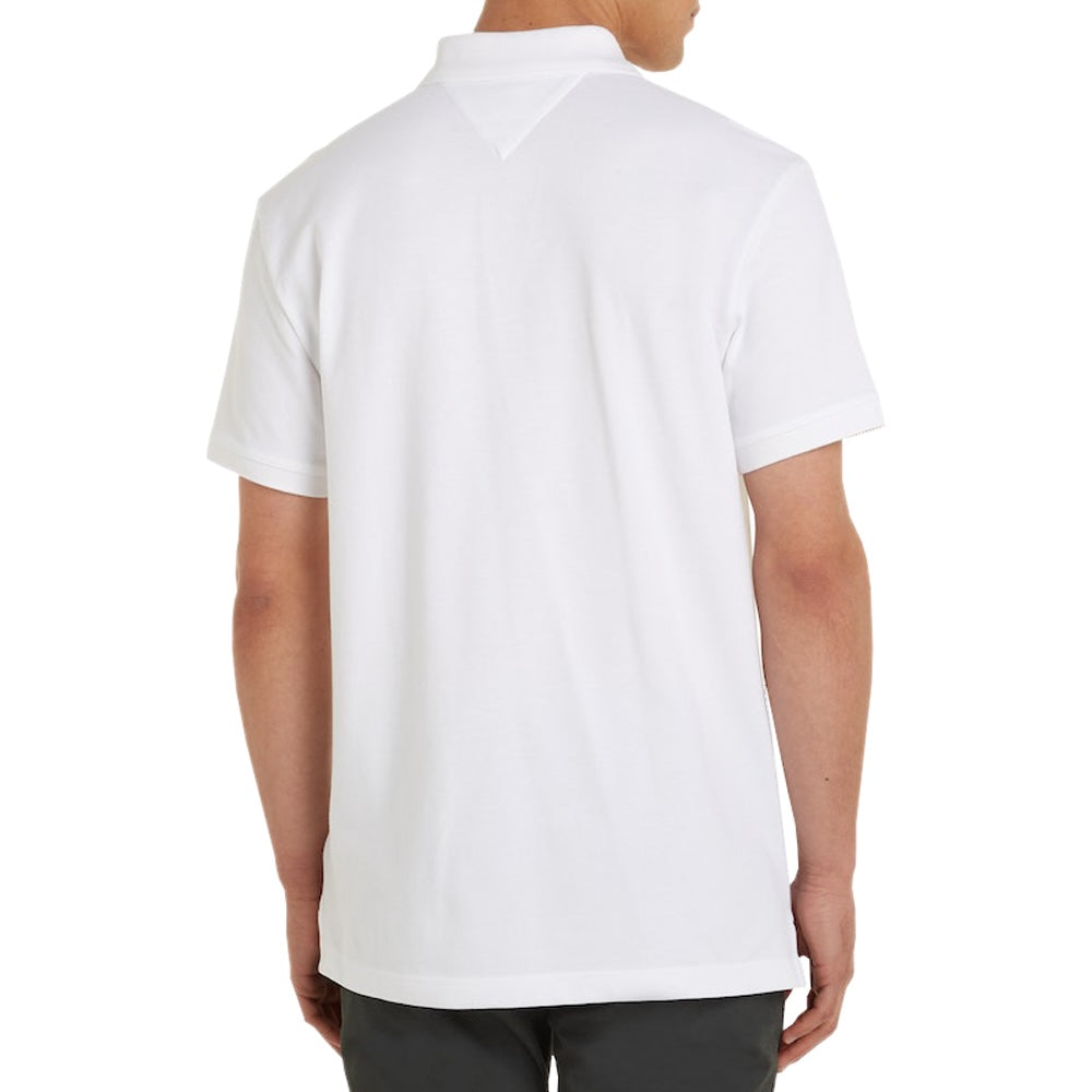 Tommy Jeans Regular Badge Polo - White