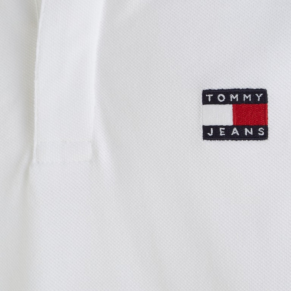 Tommy Jeans Regular Badge Polo - White