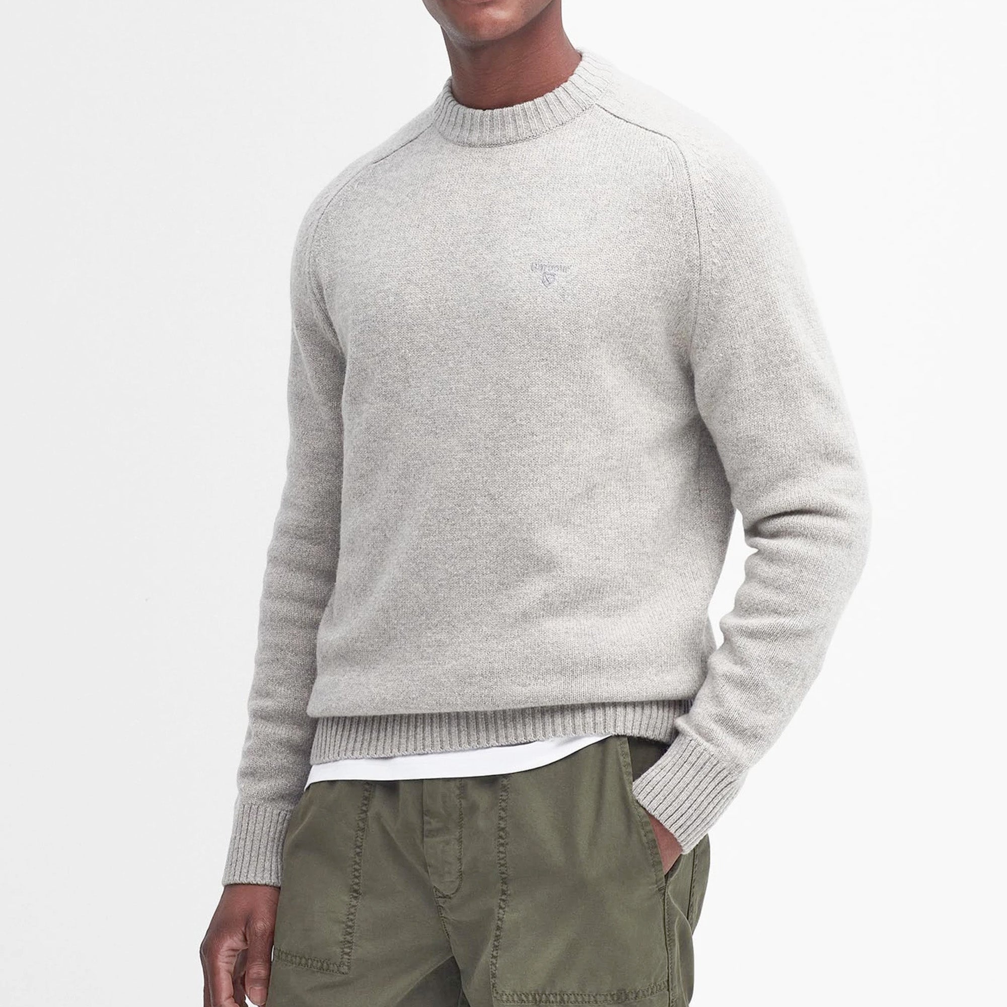 Barbour Grangetown Crew Neck Wool Jumper