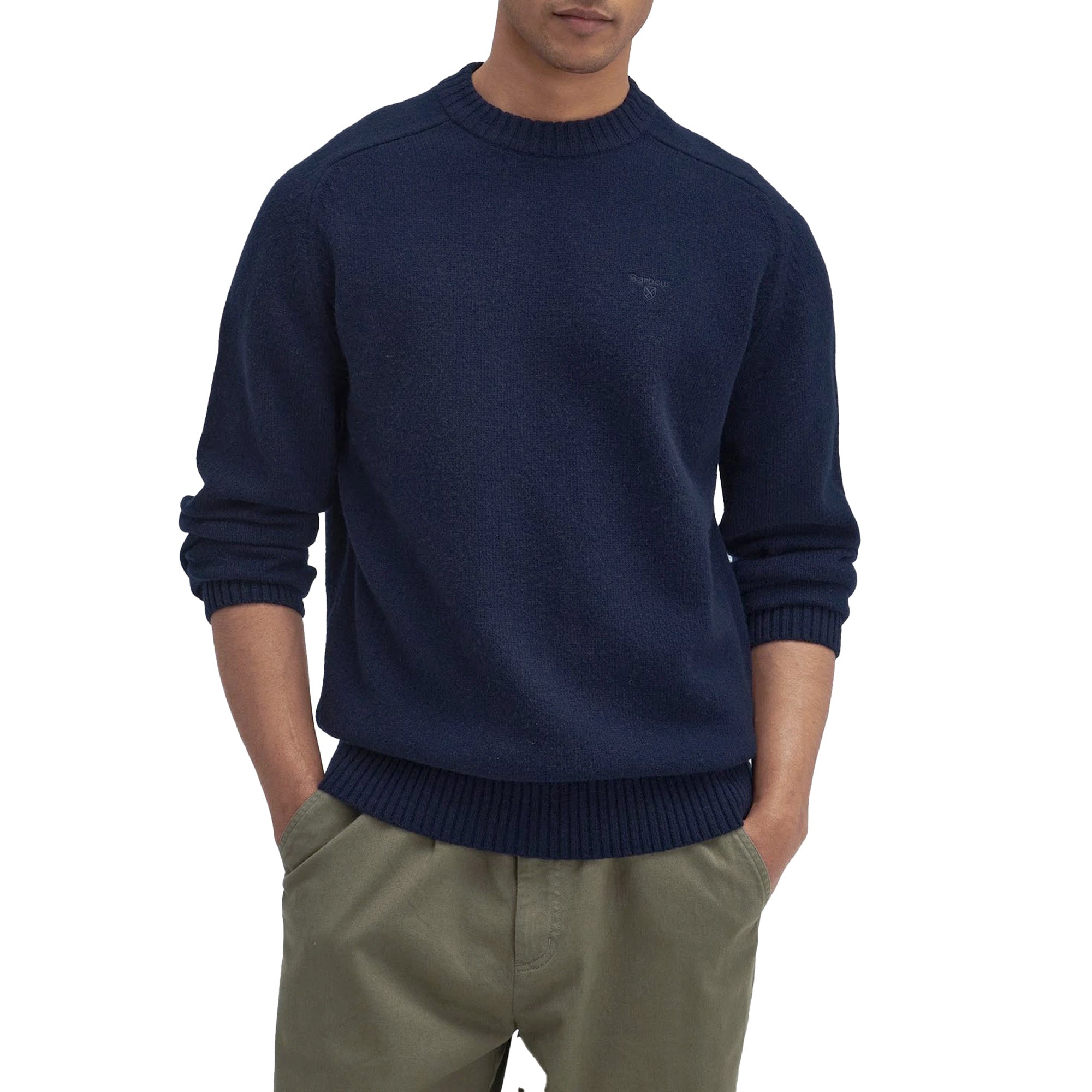 Barbour Grangetown Crew Neck Wool Jumper