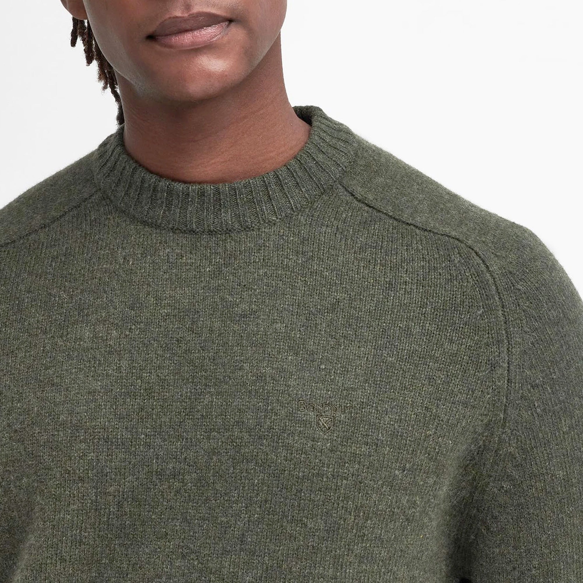 Barbour Grangetown Crew Neck Wool Jumper
