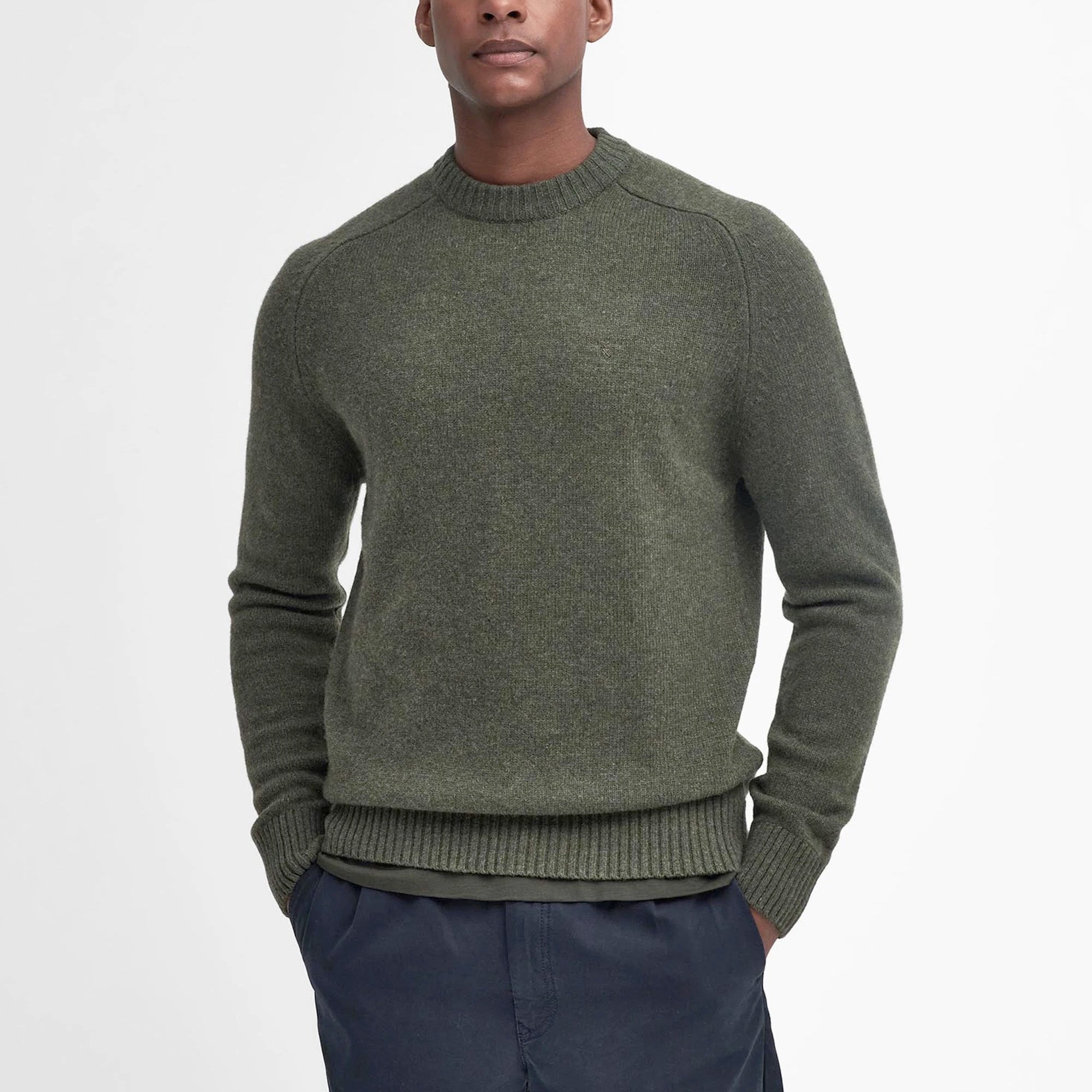 Barbour Grangetown Crew Neck Wool Jumper