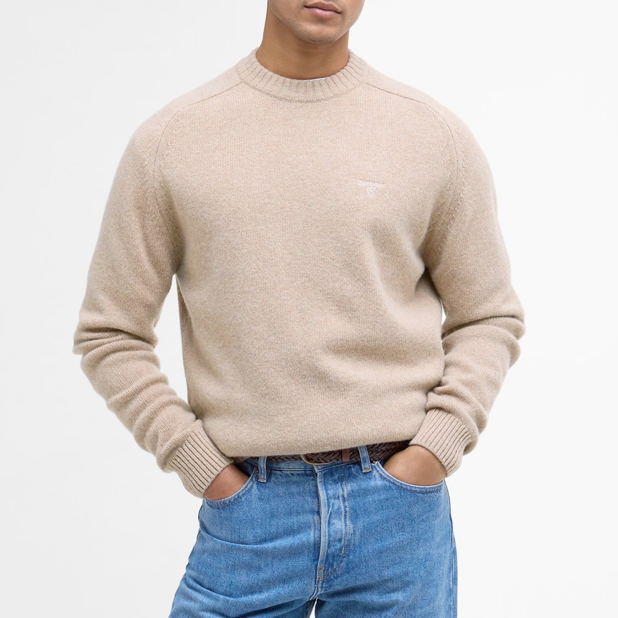 Barbour Grangetown Crew Neck Wool Jumper