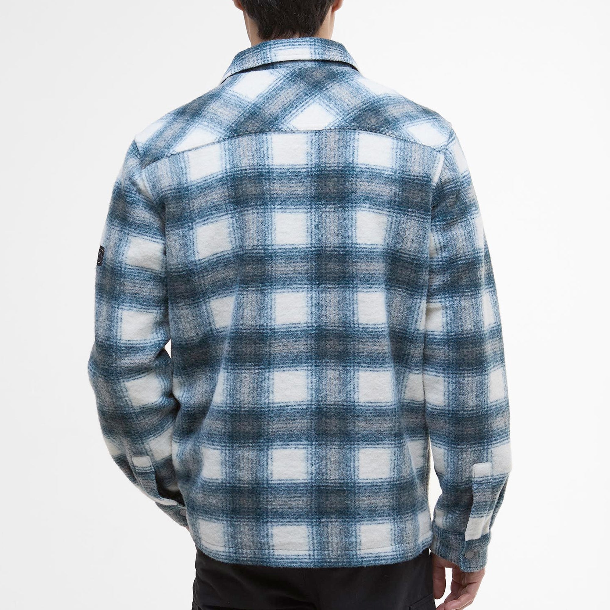 Barbour International Clayton Fleece Check Overshirt