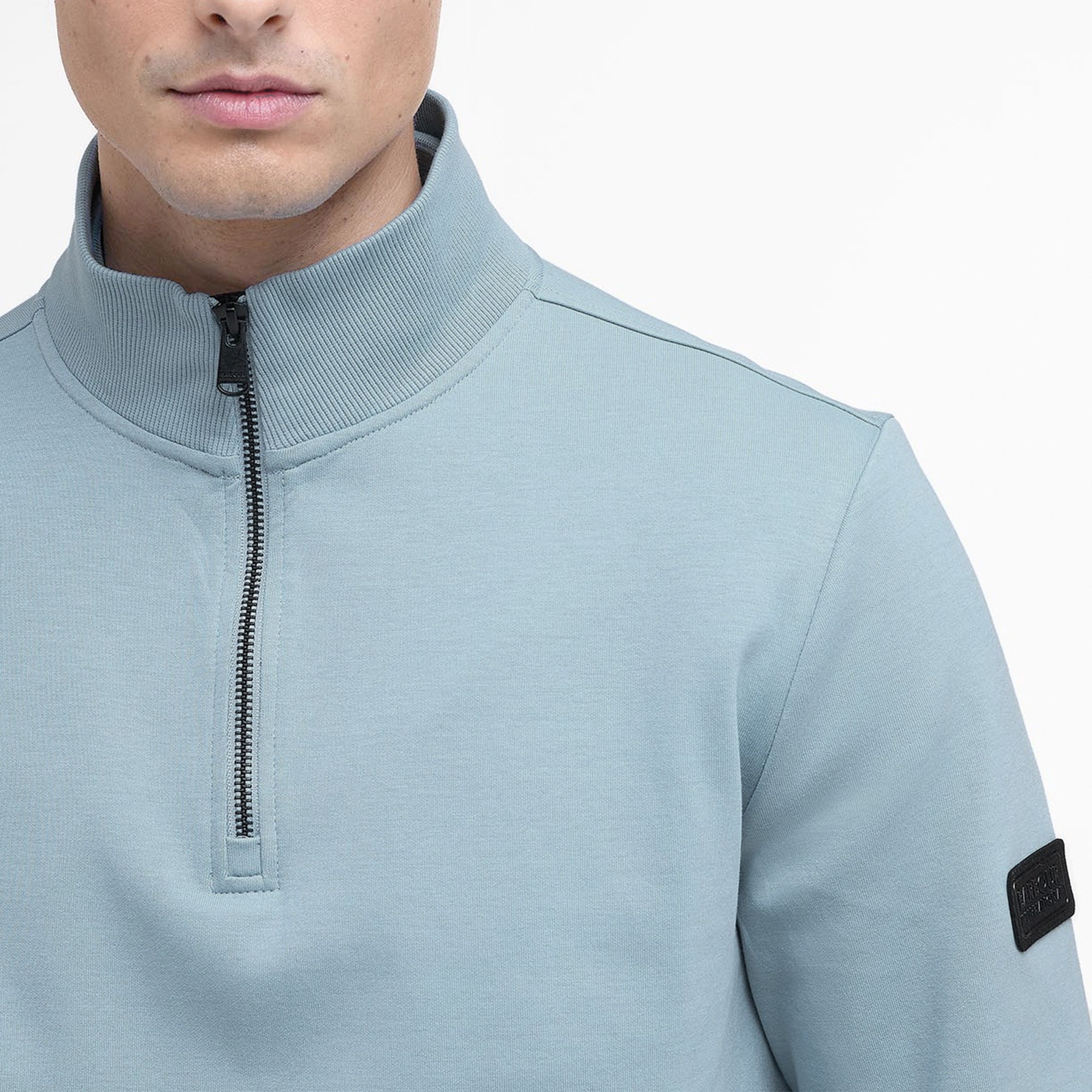 Barbour International Ilford Interlock Quarter Zip Sweatshirt