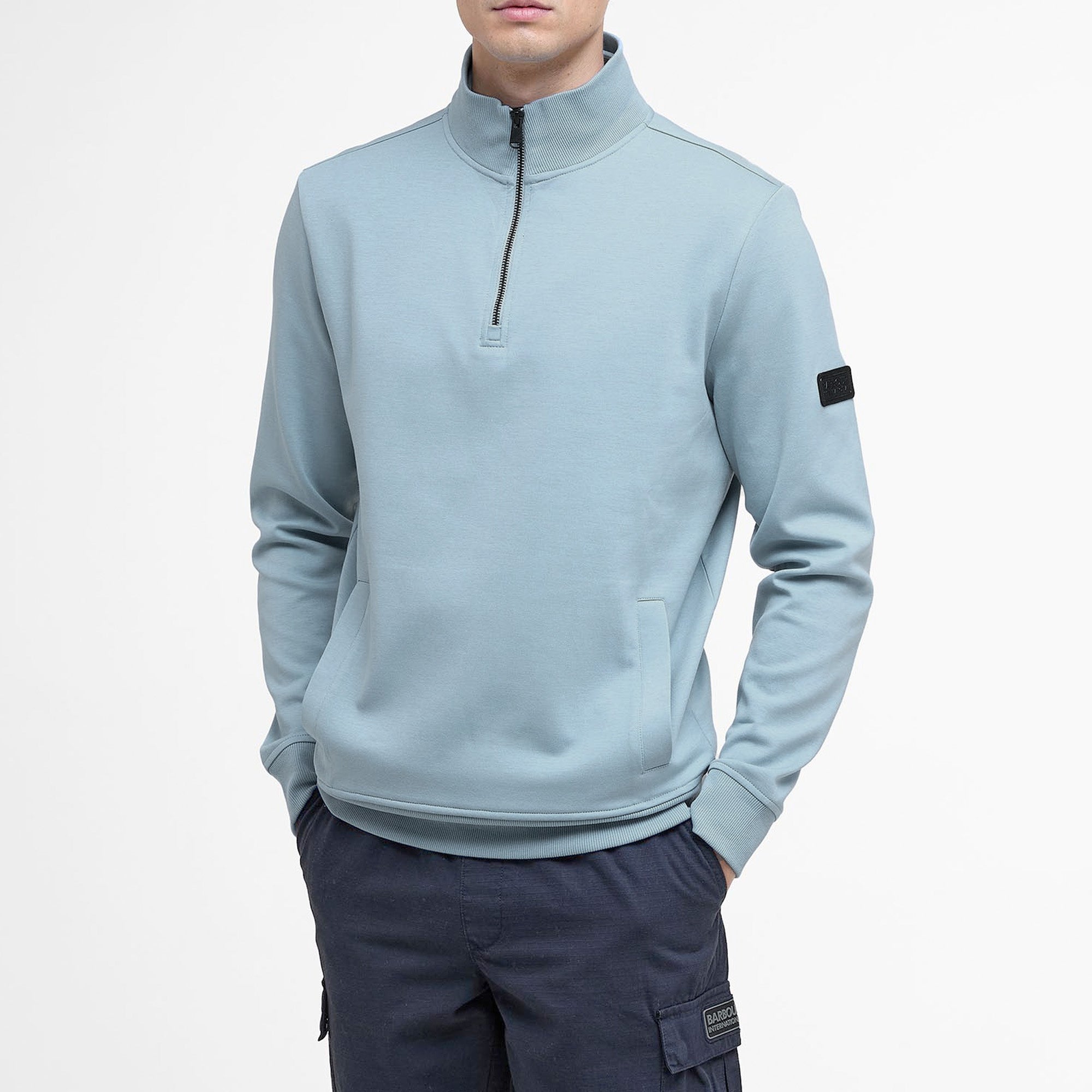 Barbour International Ilford Interlock Quarter Zip Sweatshirt