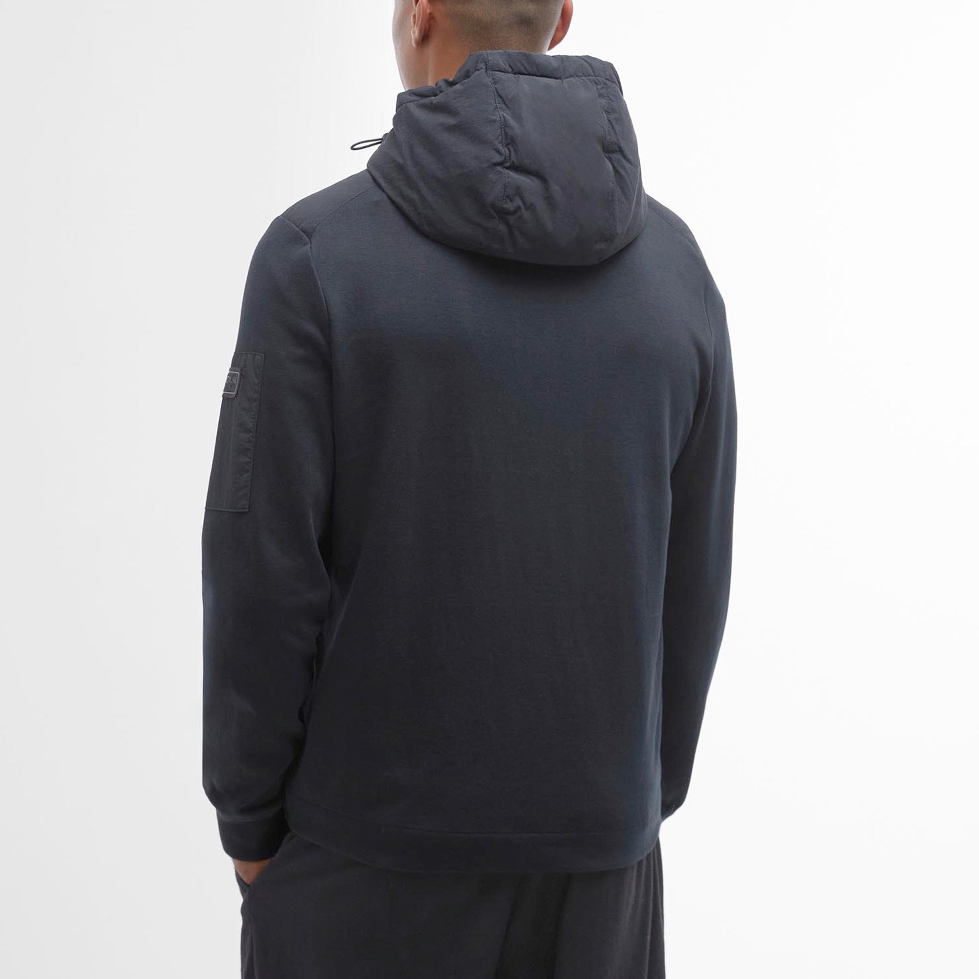 Barbour International Stanley Hooded Quilted Sweatshirt