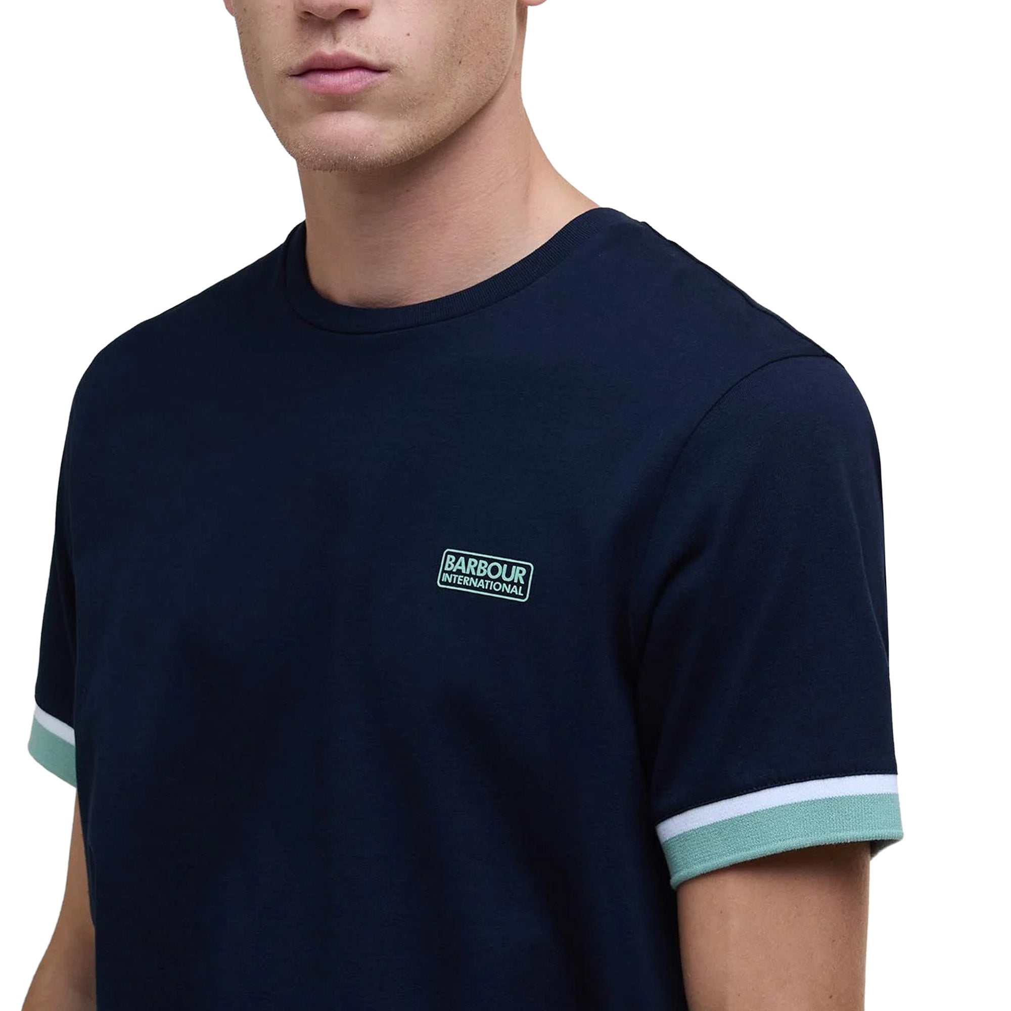 Barbour International Deep Cuff Evan Tipped T-Shirt