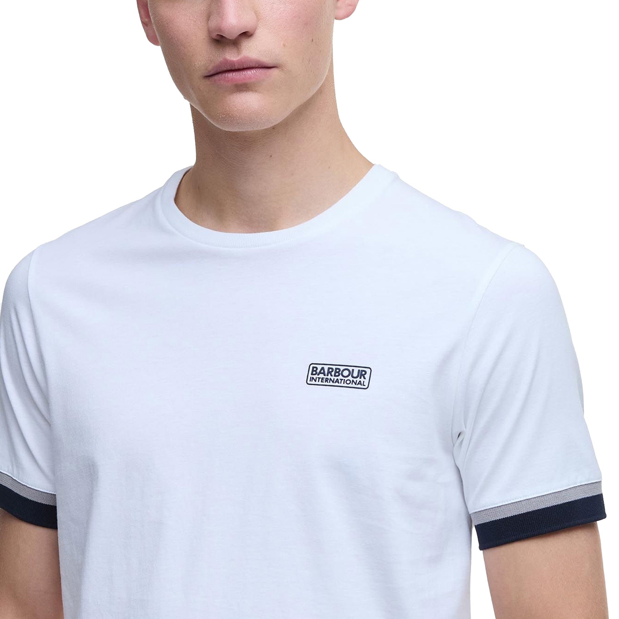 Barbour International Deep Cuff Evan Tipped T-Shirt