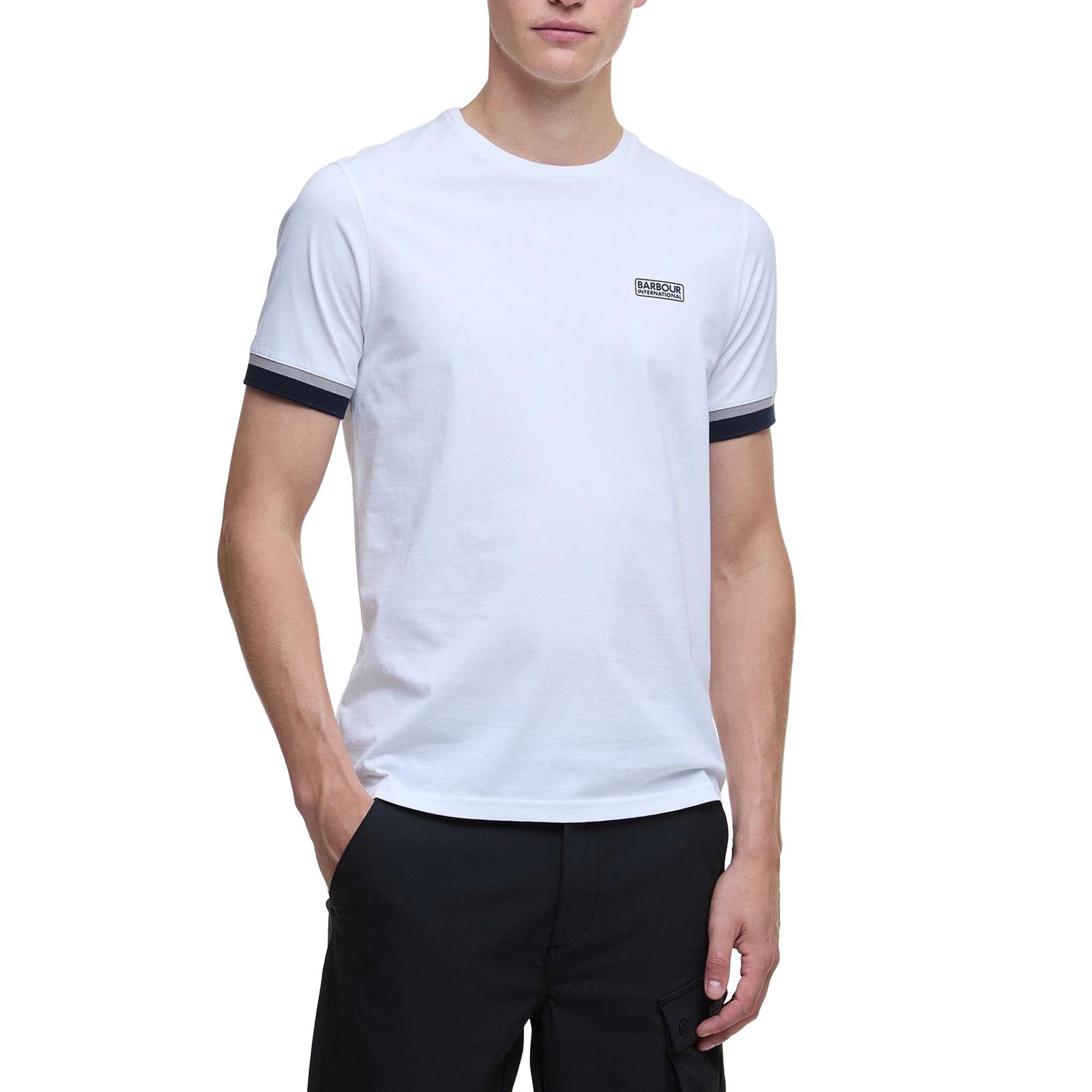 Barbour International Deep Cuff Evan Tipped T-Shirt