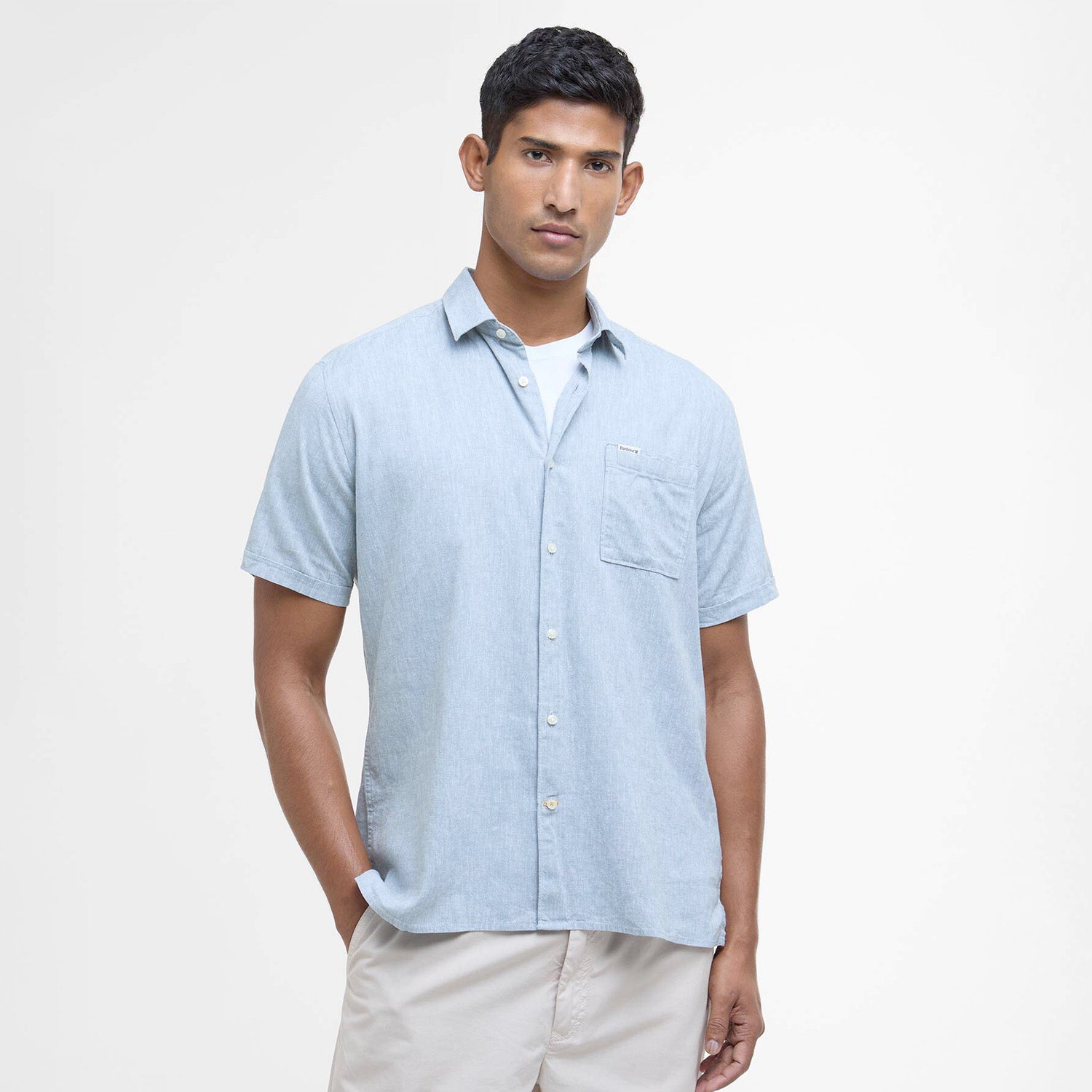 Barbour Nelson Linen Short Sleeve Shirt