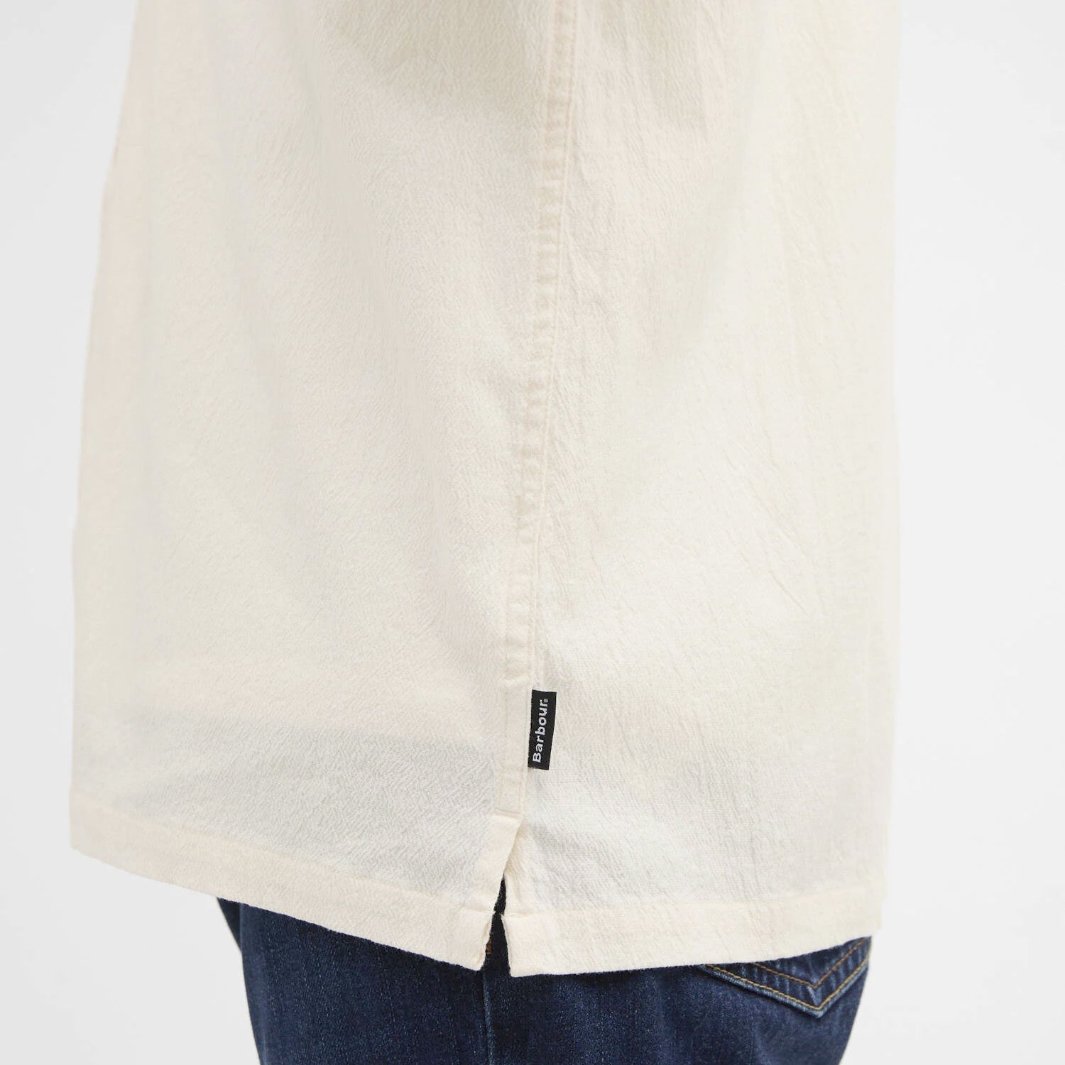 Barbour Riddell Crinkle Crepe Short Sleeve Shirt