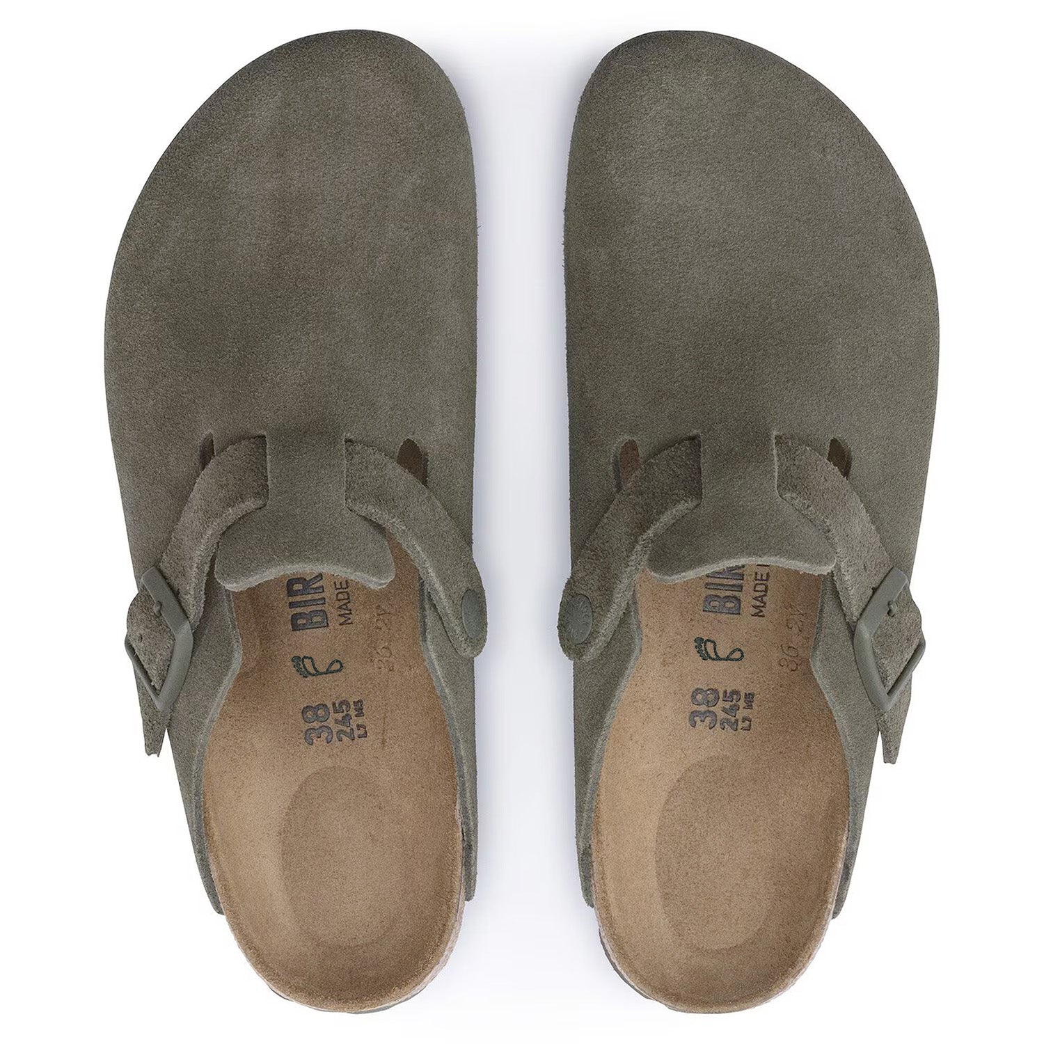 Birkenstock Boston Suede Sandals