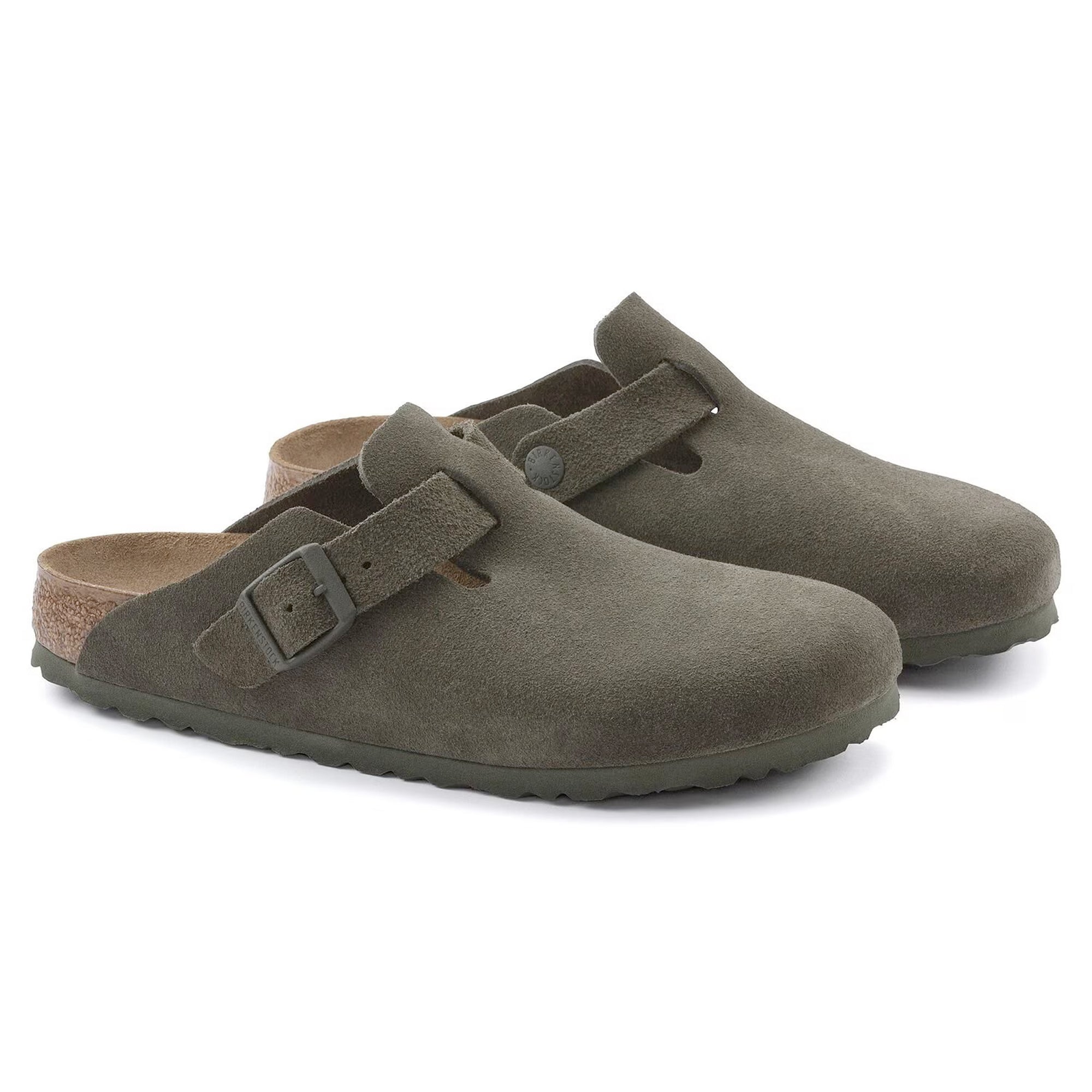 Birkenstock Boston Suede Sandals