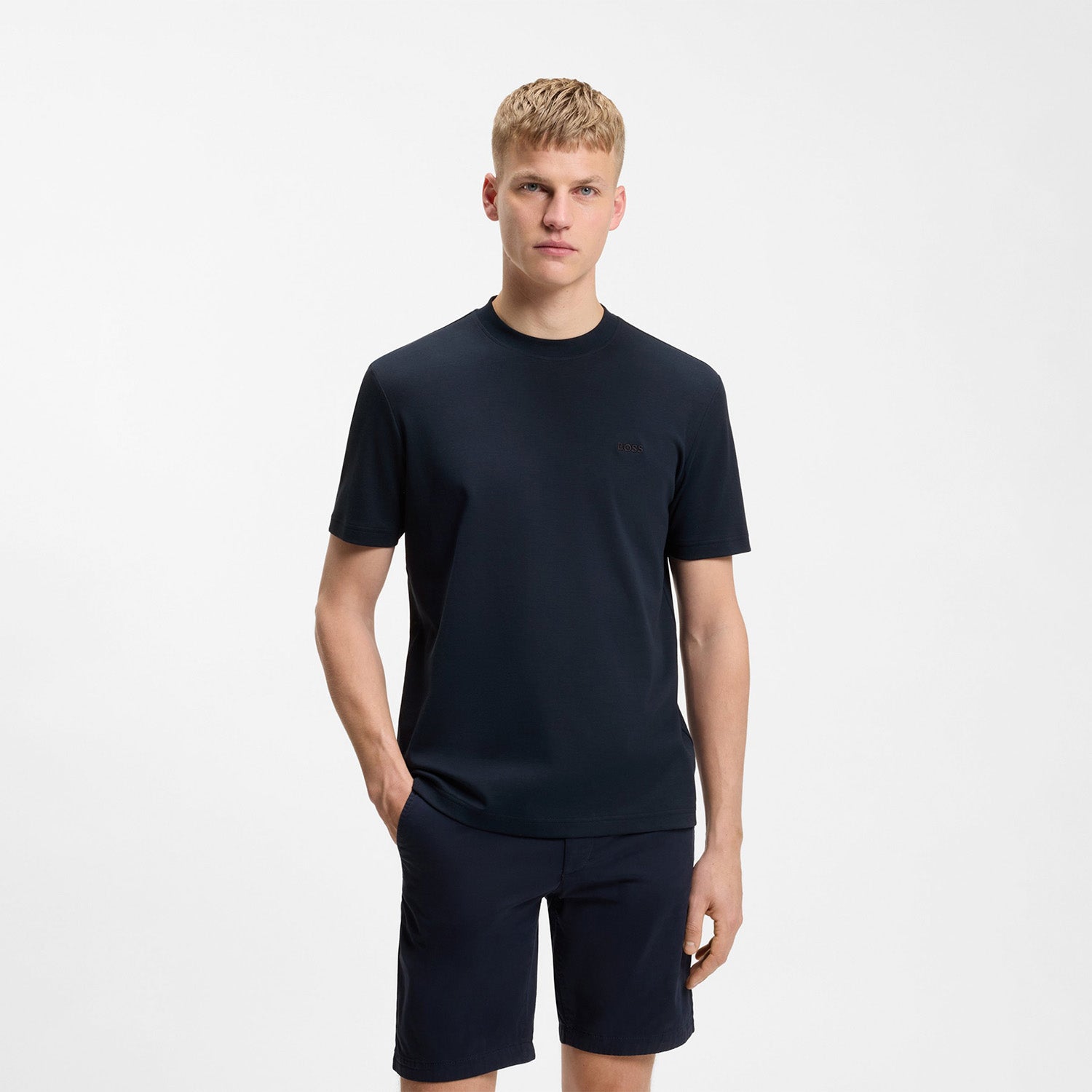 Boss Te Interlock Relaxed Fit T-Shirt