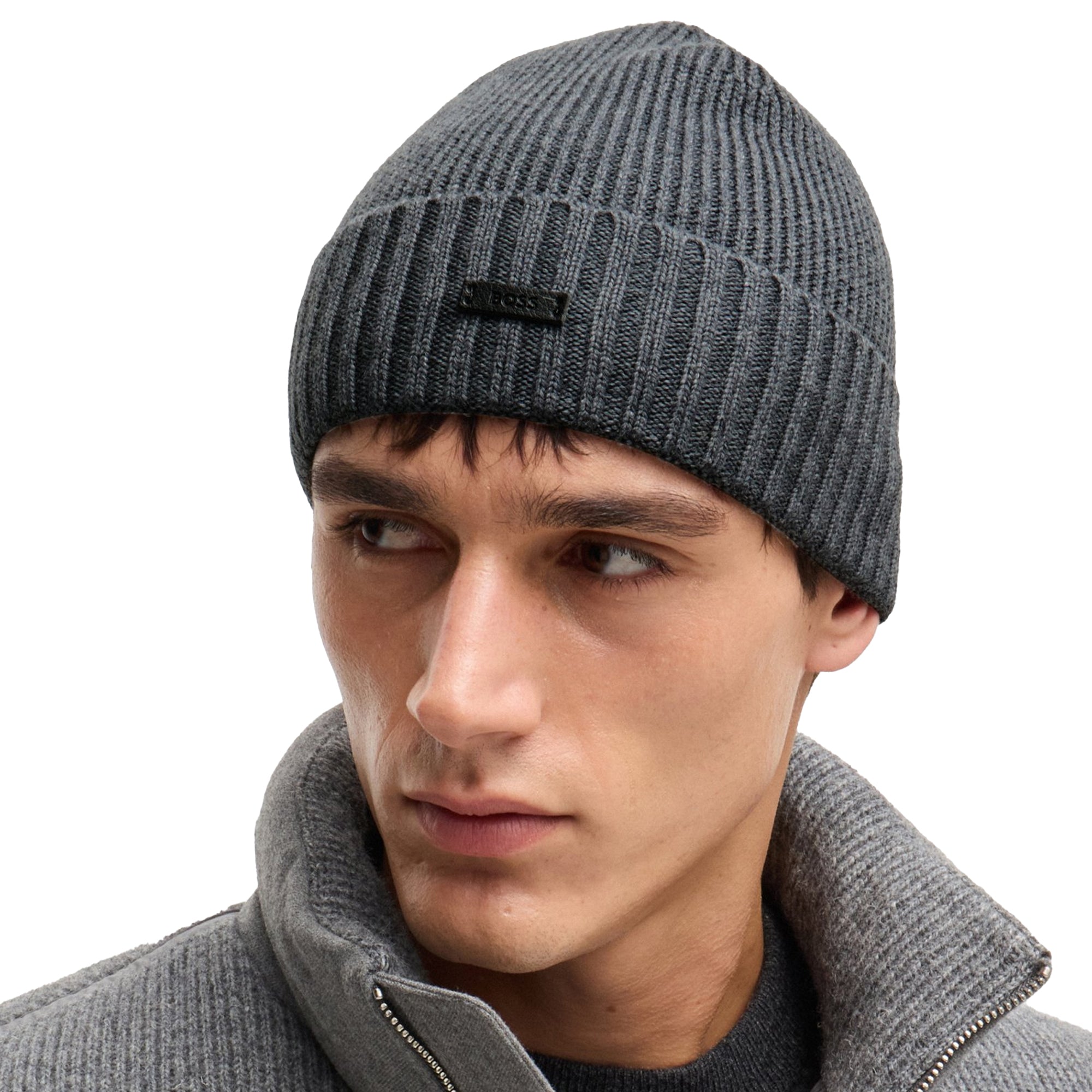 Boss Fati Virgin Wool Beanie