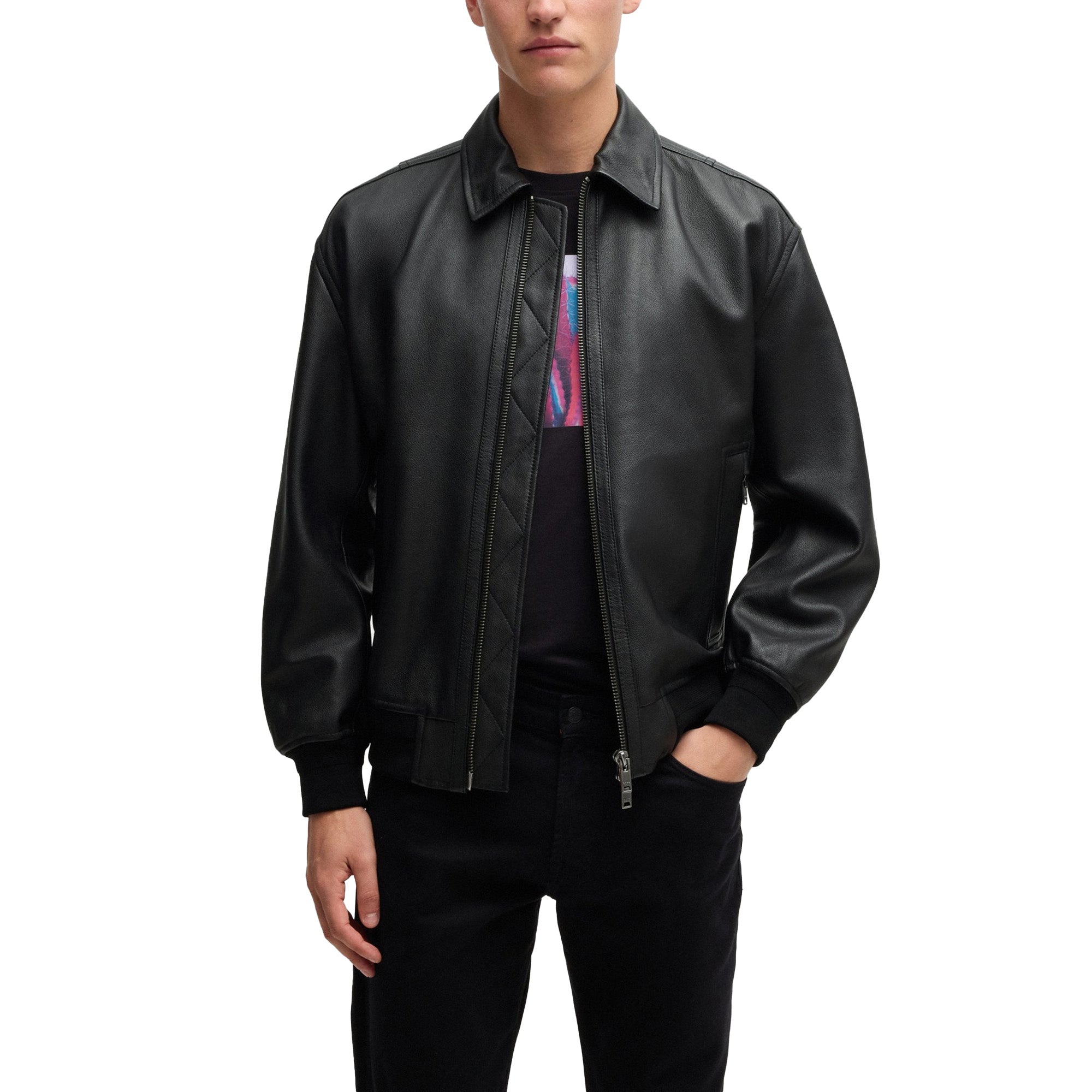 Boss Joloco Leather Jacket