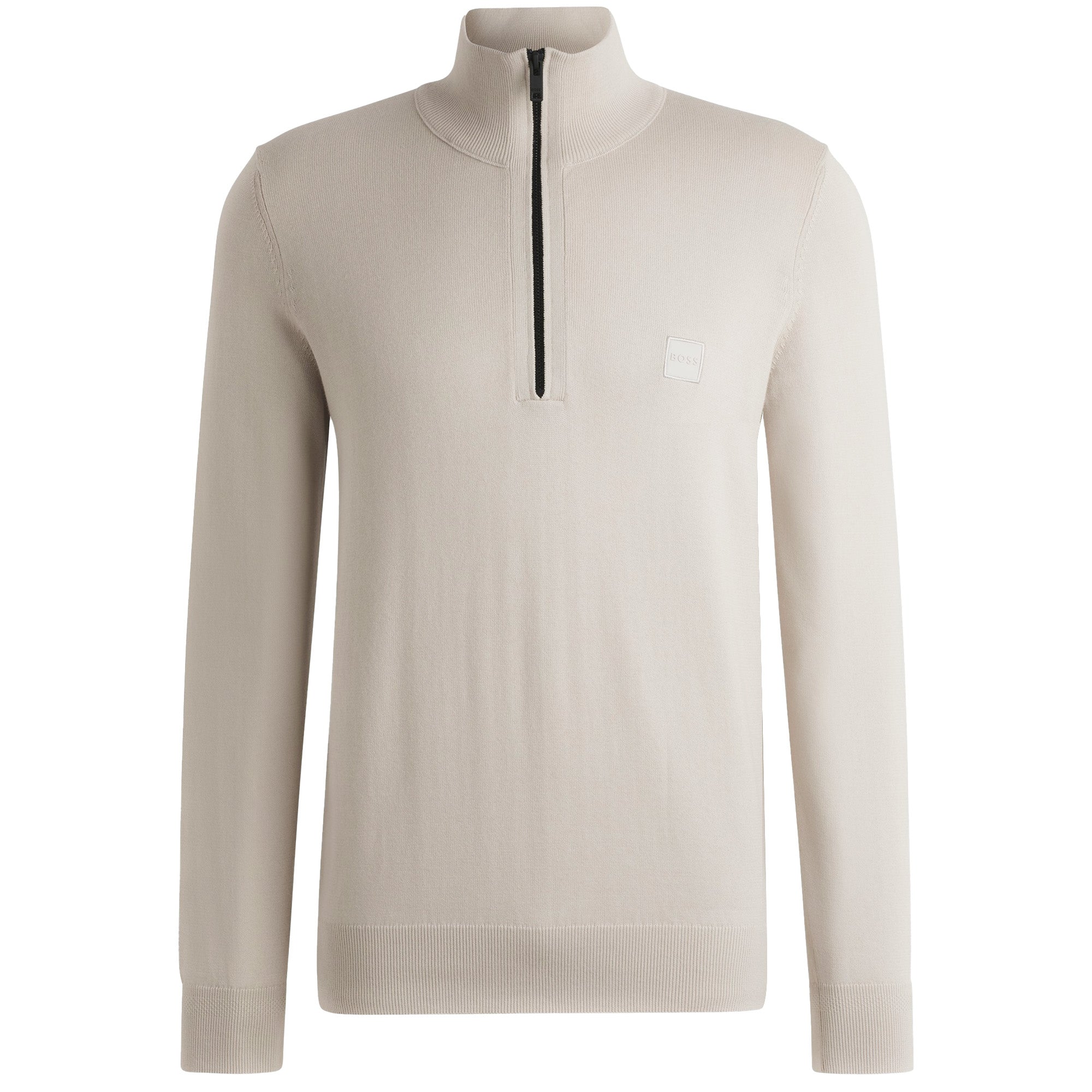 Boss Kanobix S Quarter Zip Knitted Sweater