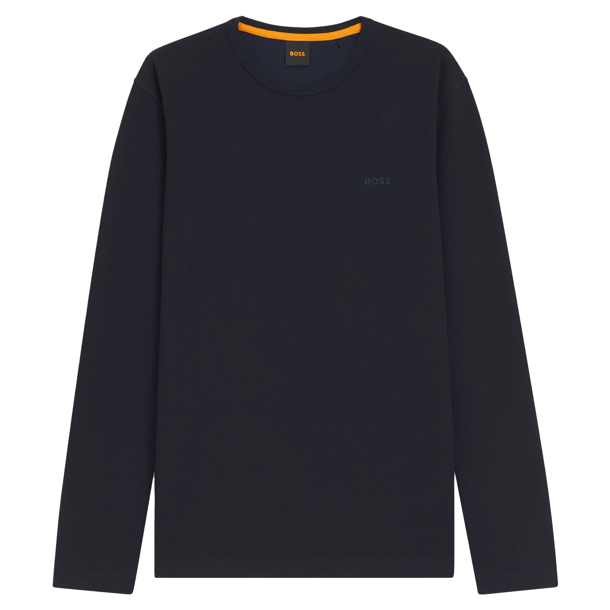 Boss Tempesto Long Sleeve Waffle T-Shirt