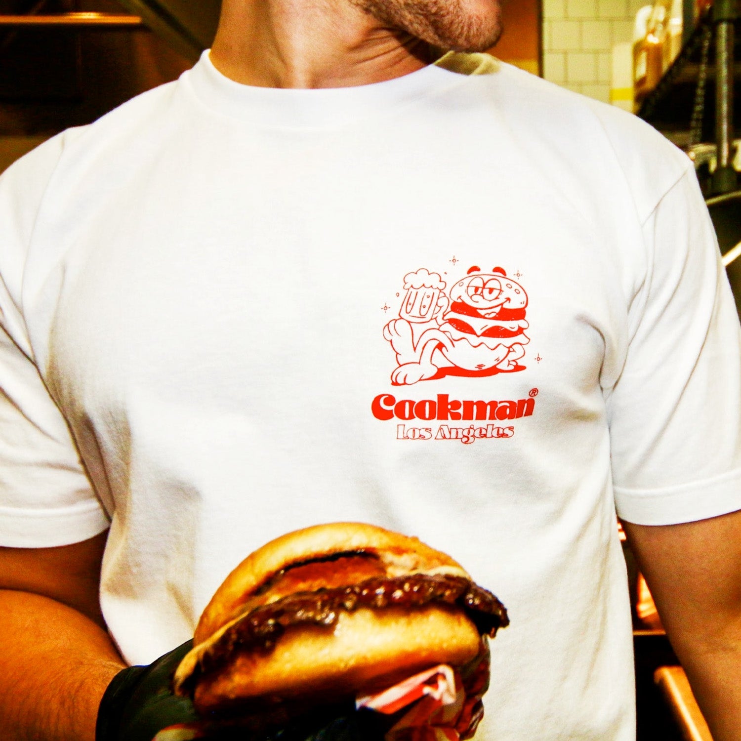 Cookman Cheers Burger T-Shirt