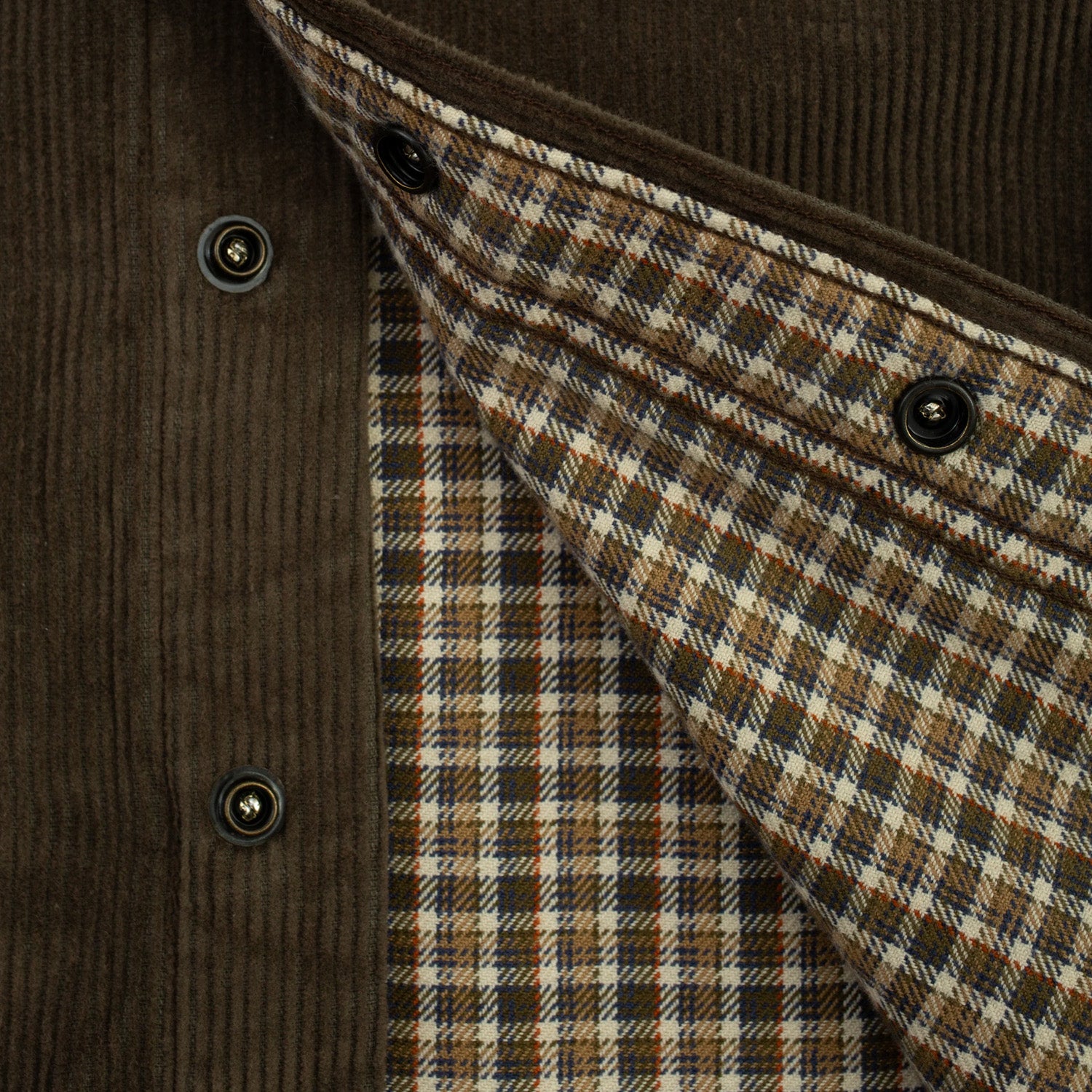 Dubbleware Lined Snap Corduroy Overshirt