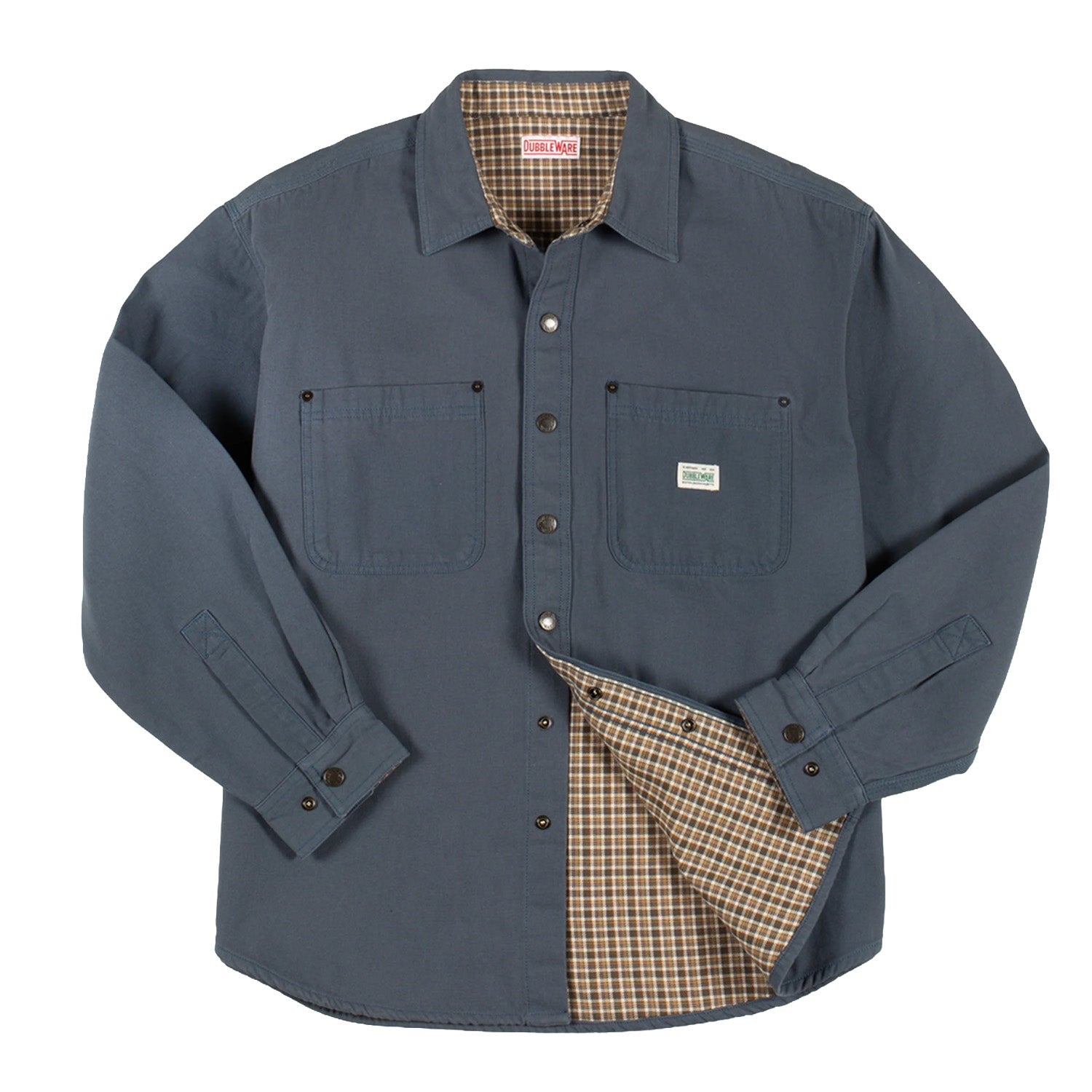 Dubbleware Lined Snap Canvas Overshirt