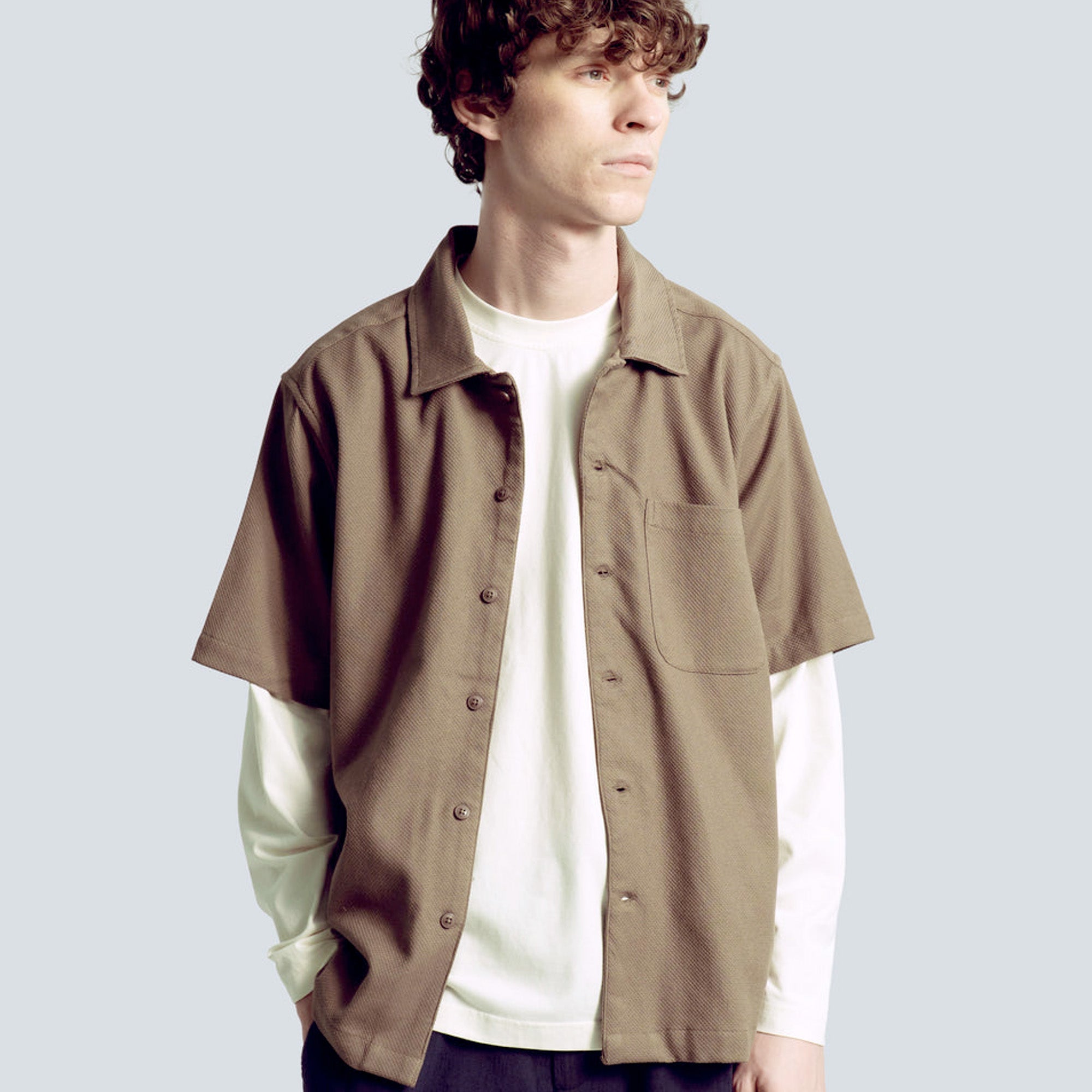 Far Afield Busey Textured Shirt