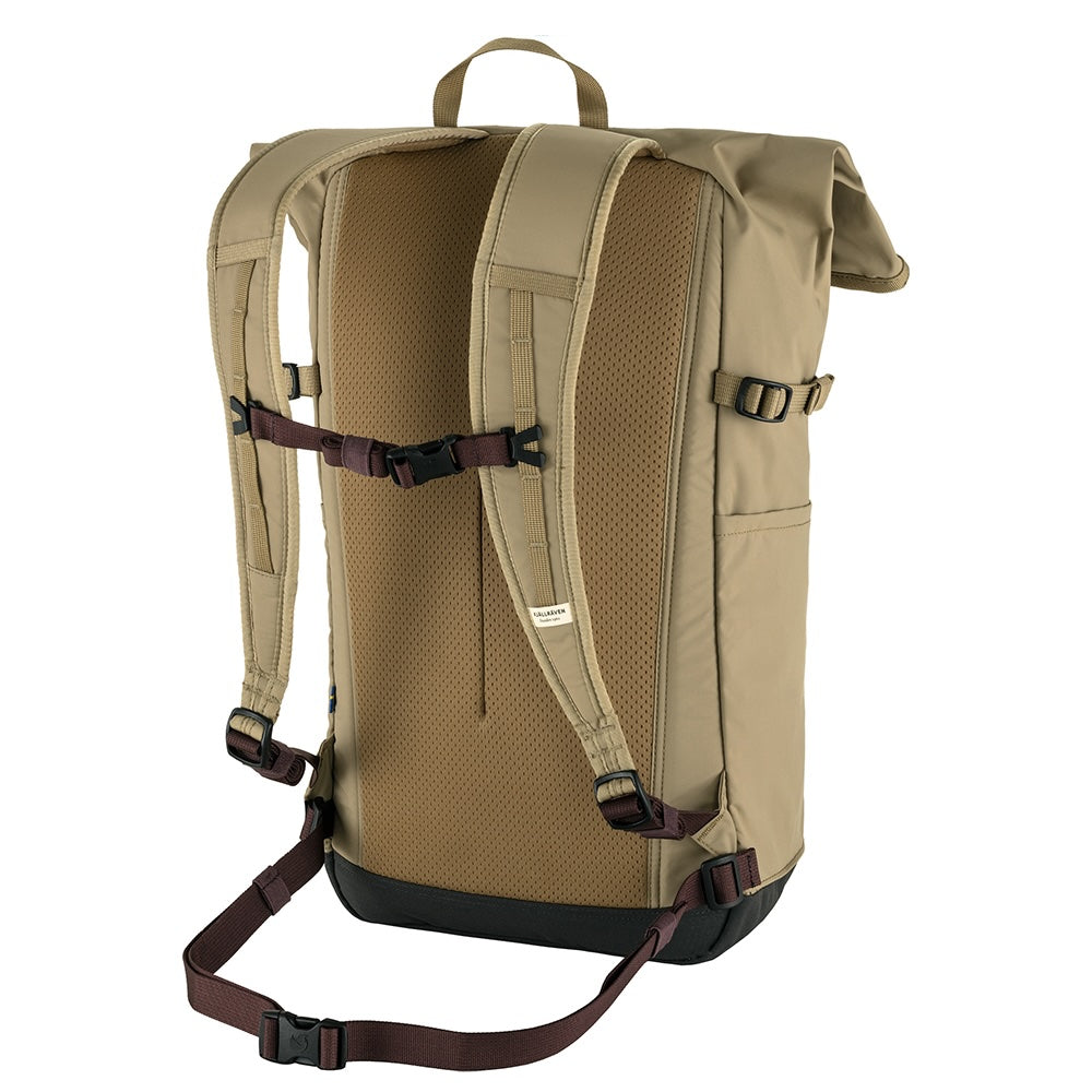 Rear view of Fjallraven High Coast Foldsack 24 for Men in Clay