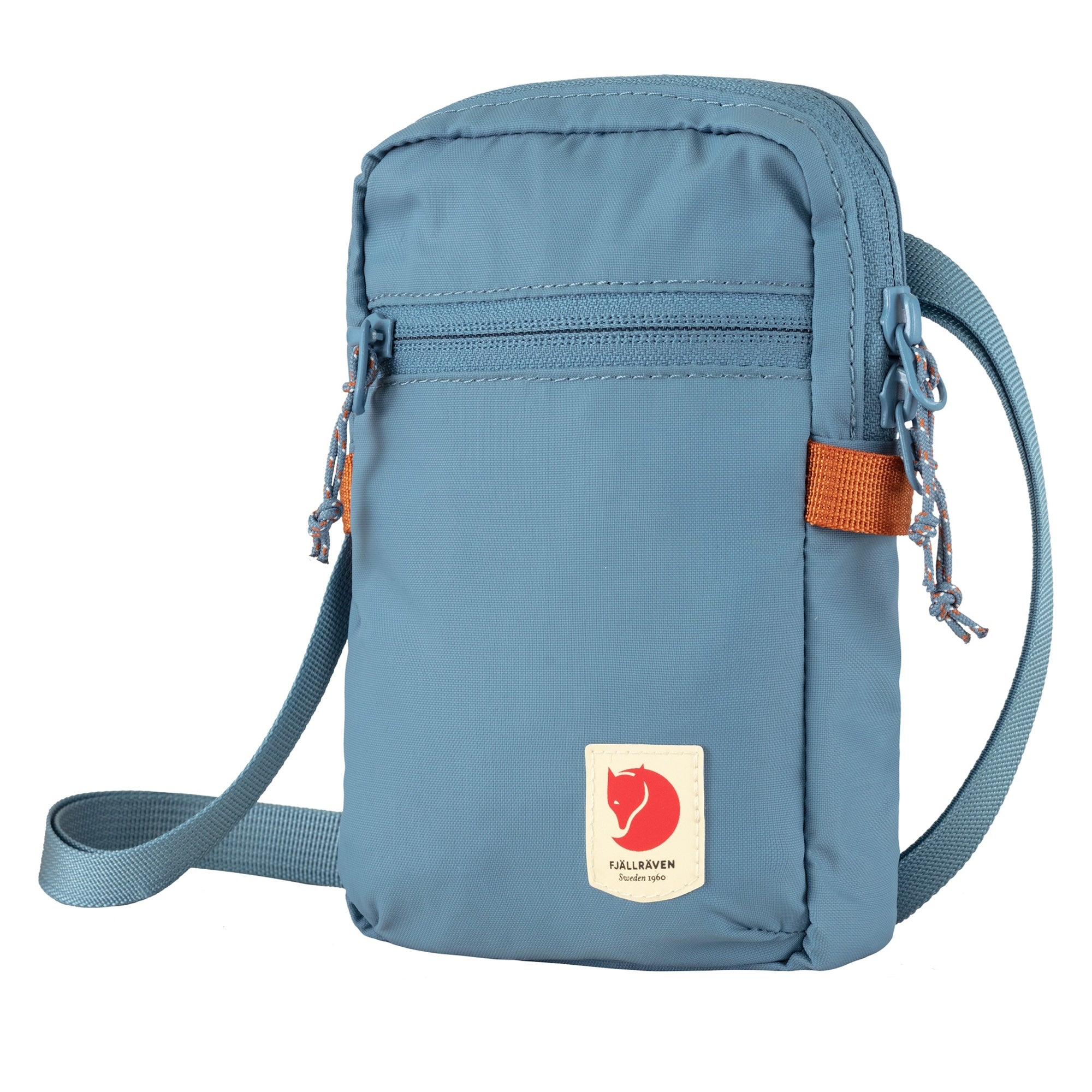 Front view of Fjallraven High Coast Pocket Bag for Men in Dawn Blue