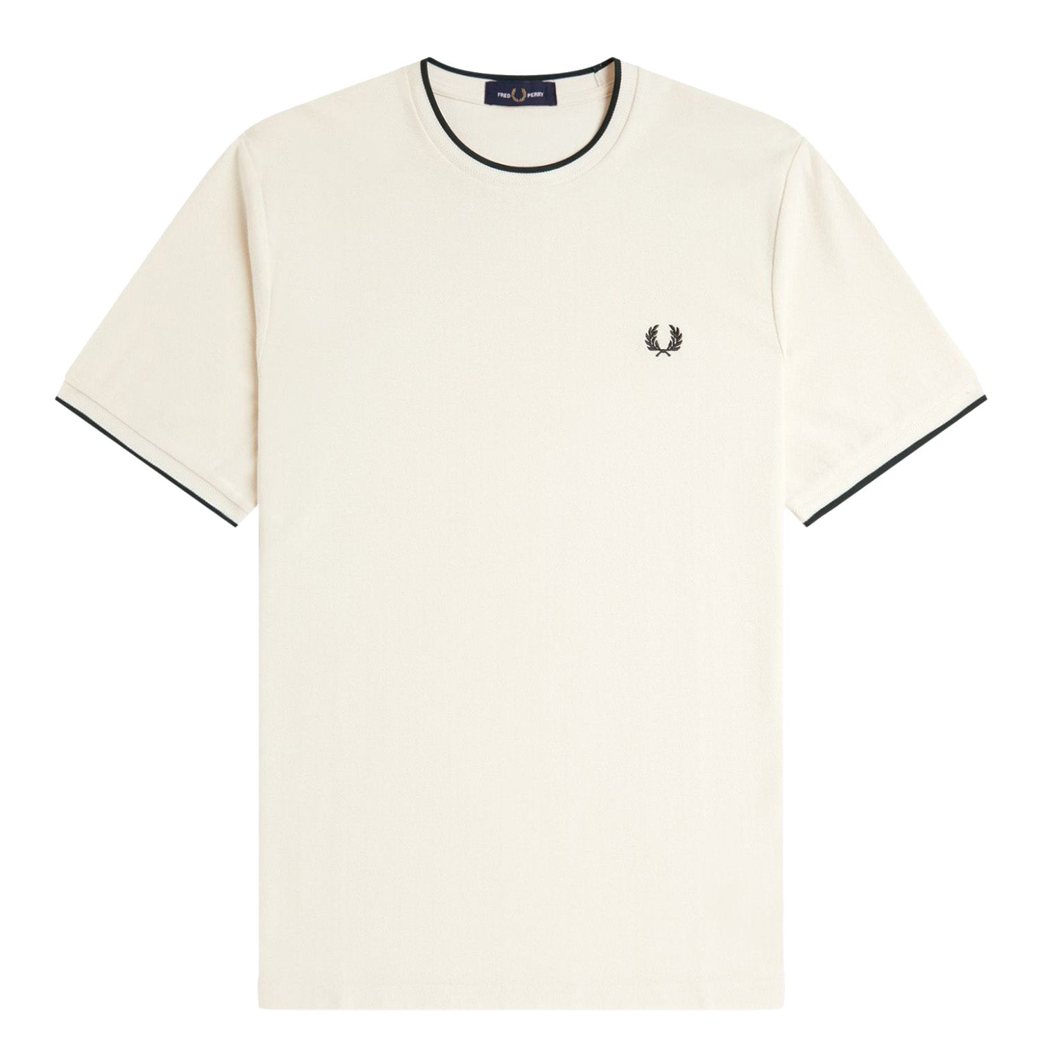 Fred Perry Trim Detail Crepe Piqué T-Shirt