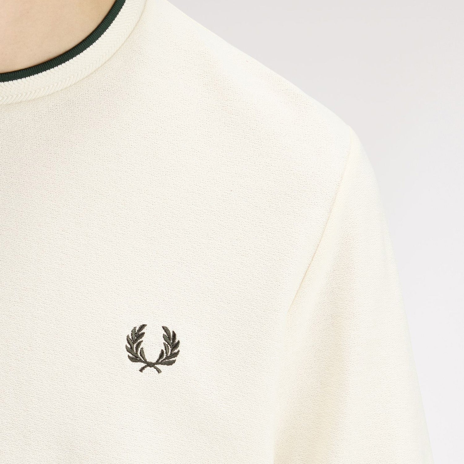 Fred Perry Trim Detail Crepe Piqué T-Shirt
