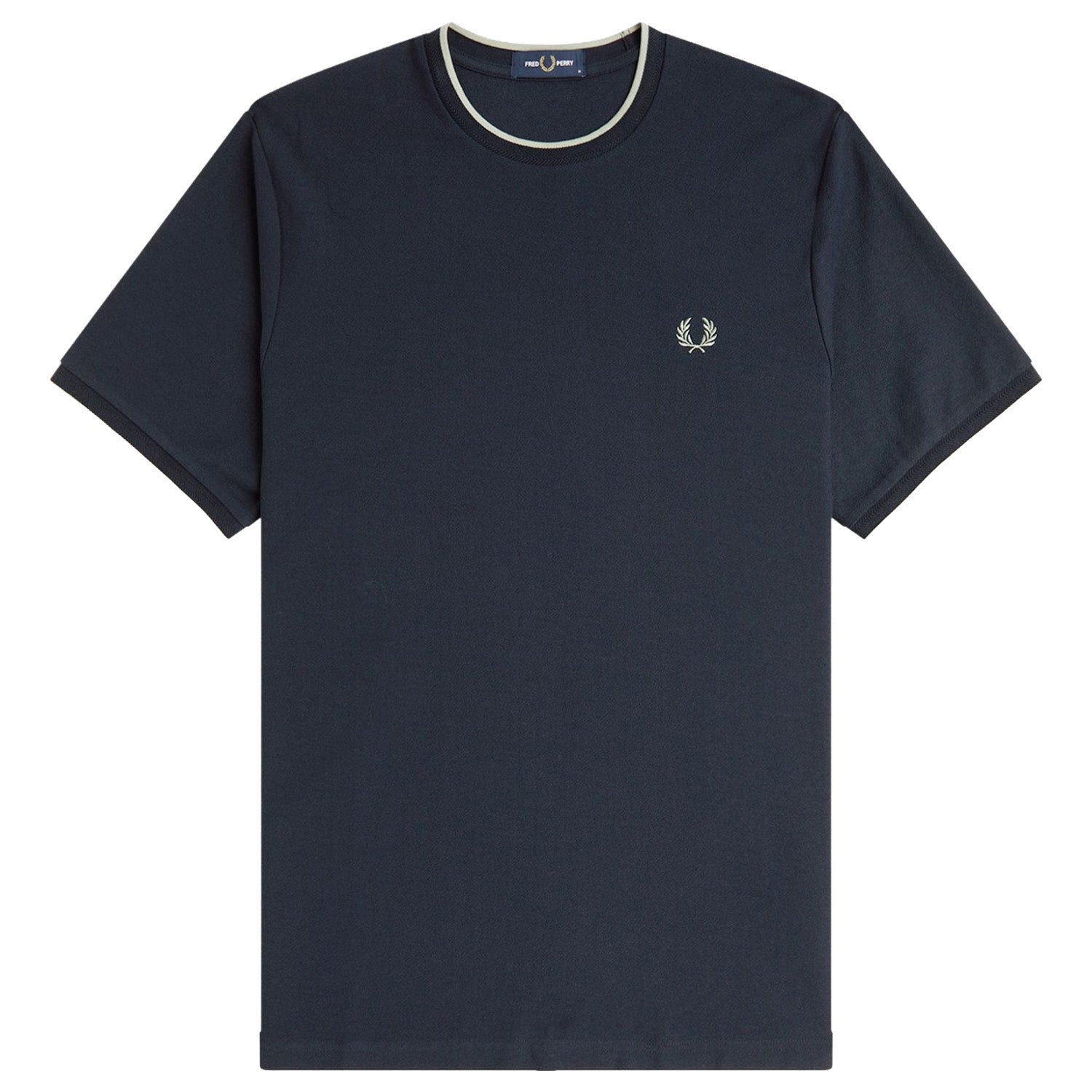Fred Perry Trim Detail Crepe Piqué T-Shirt