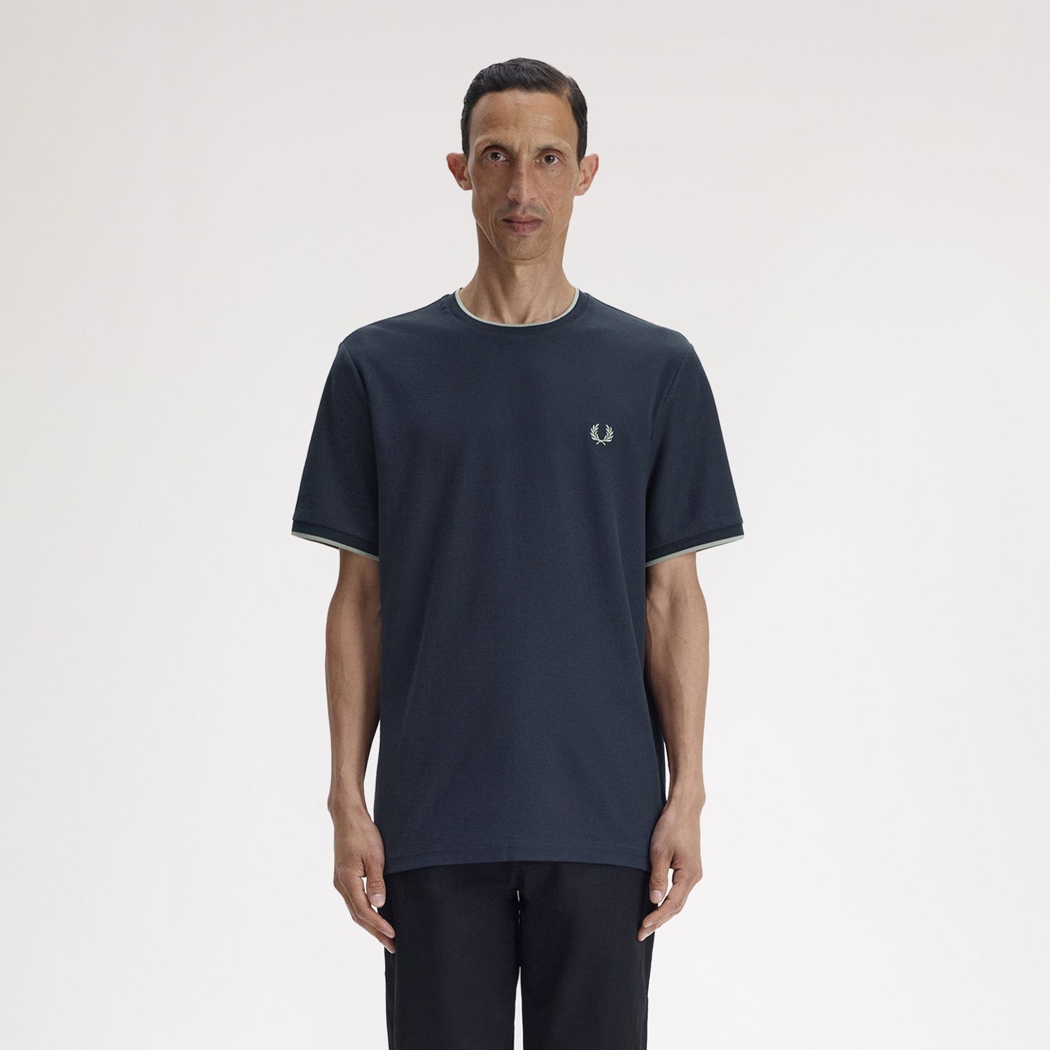 Fred Perry Trim Detail Crepe Piqué T-Shirt