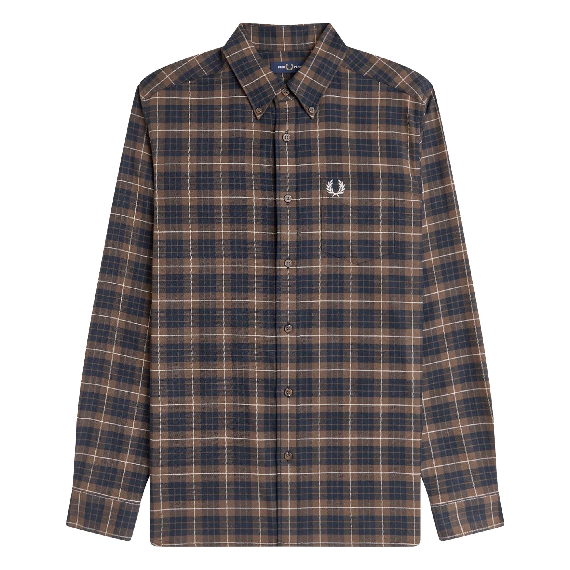 Fred Perry Brushed Twill Tartan Shirt