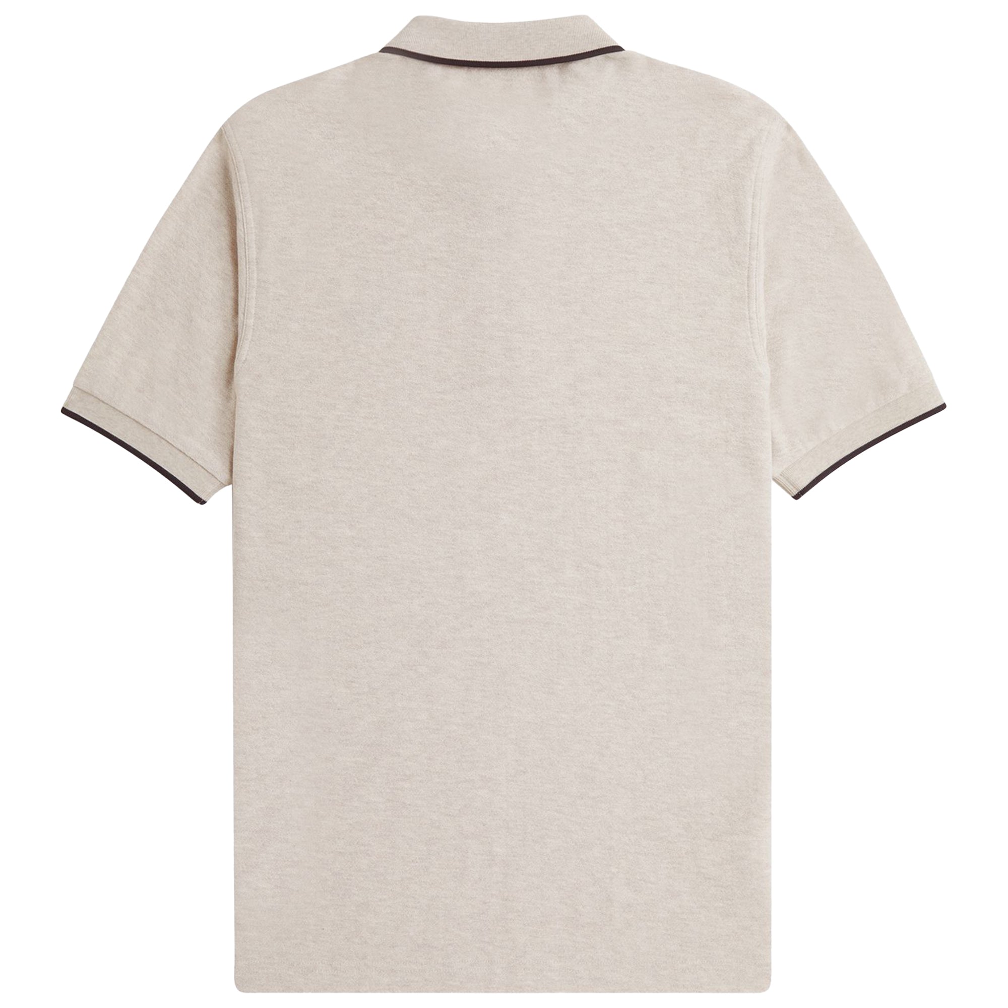 Fred Perry Crepe Pique Zip Neck Polo Shirt