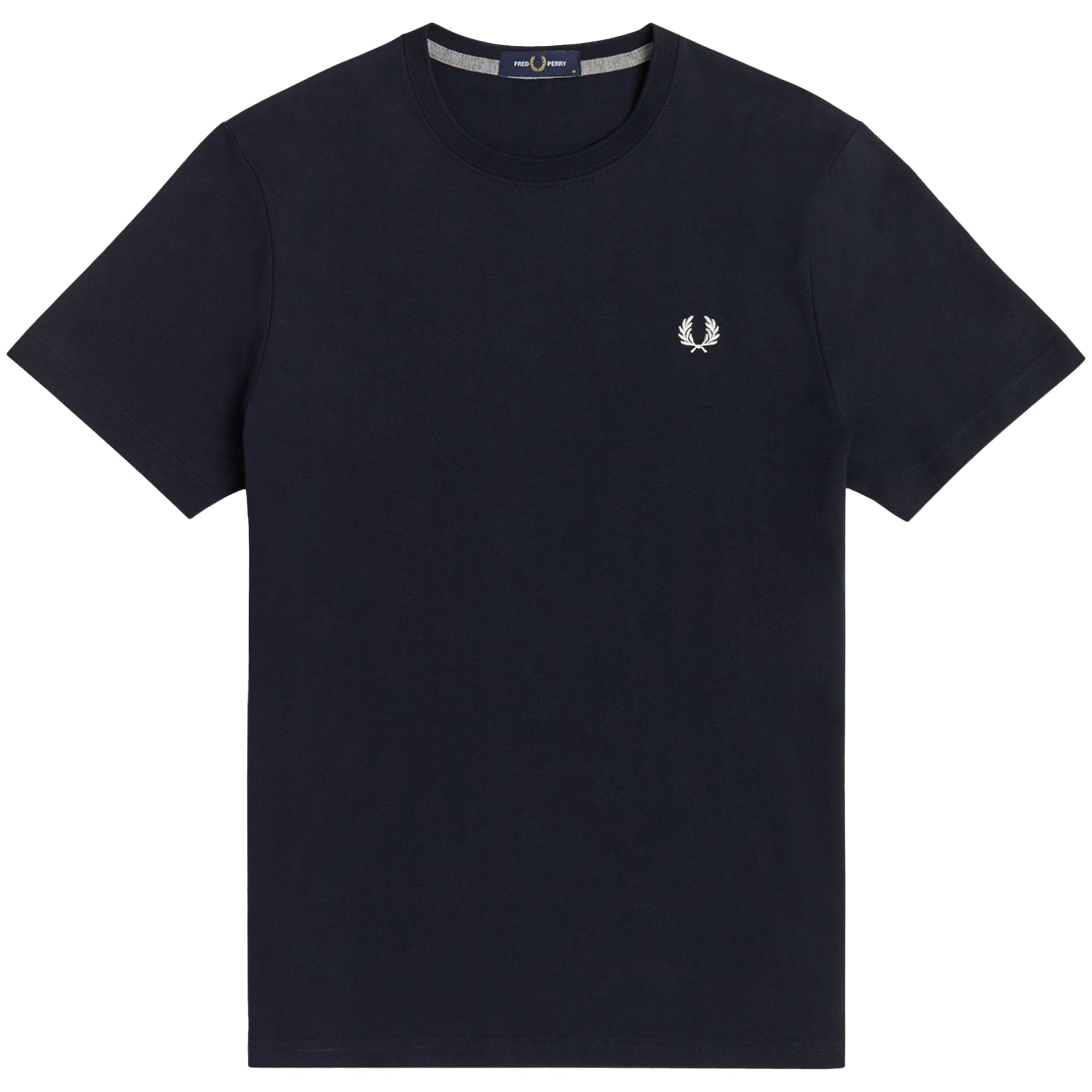 Front view of Fred Perry Crew Neck T-Shirt for Men in Navy