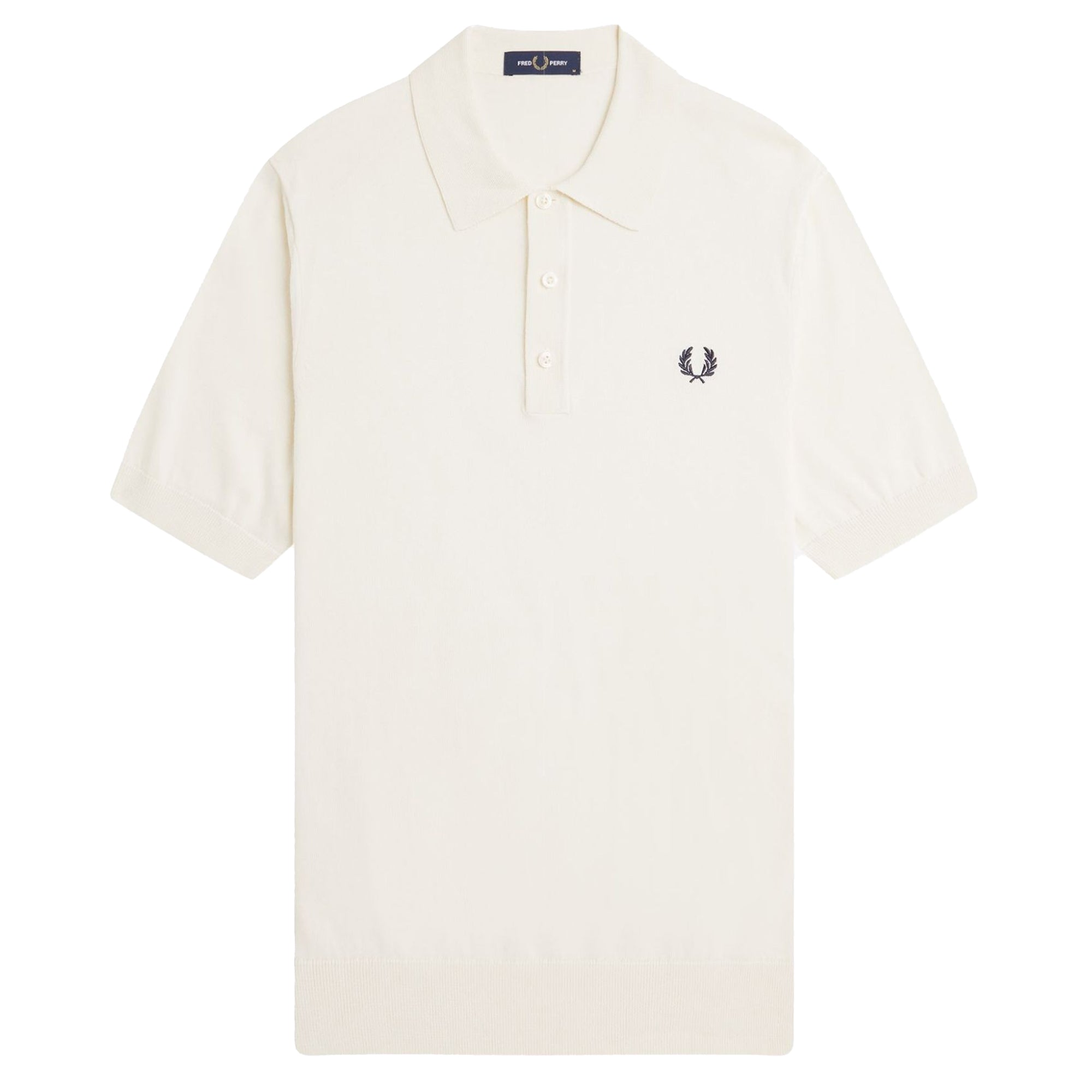 Fred Perry Cotton Knitted Polo Shirt