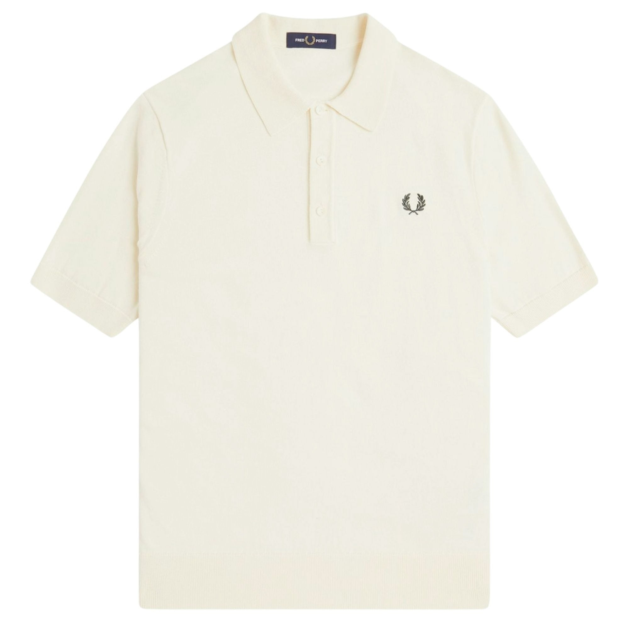 Fred Perry Cotton Knitted Polo Shirt