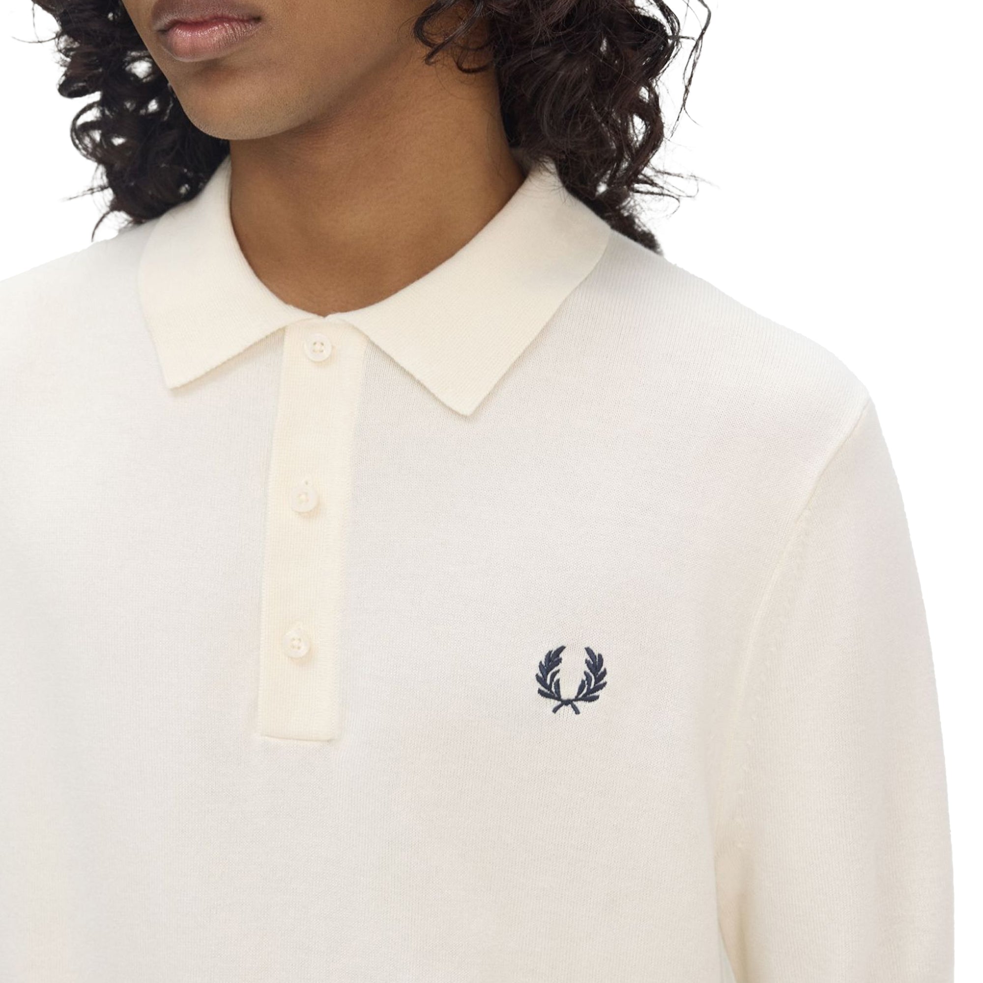 Fred Perry Cotton Knitted Polo Shirt