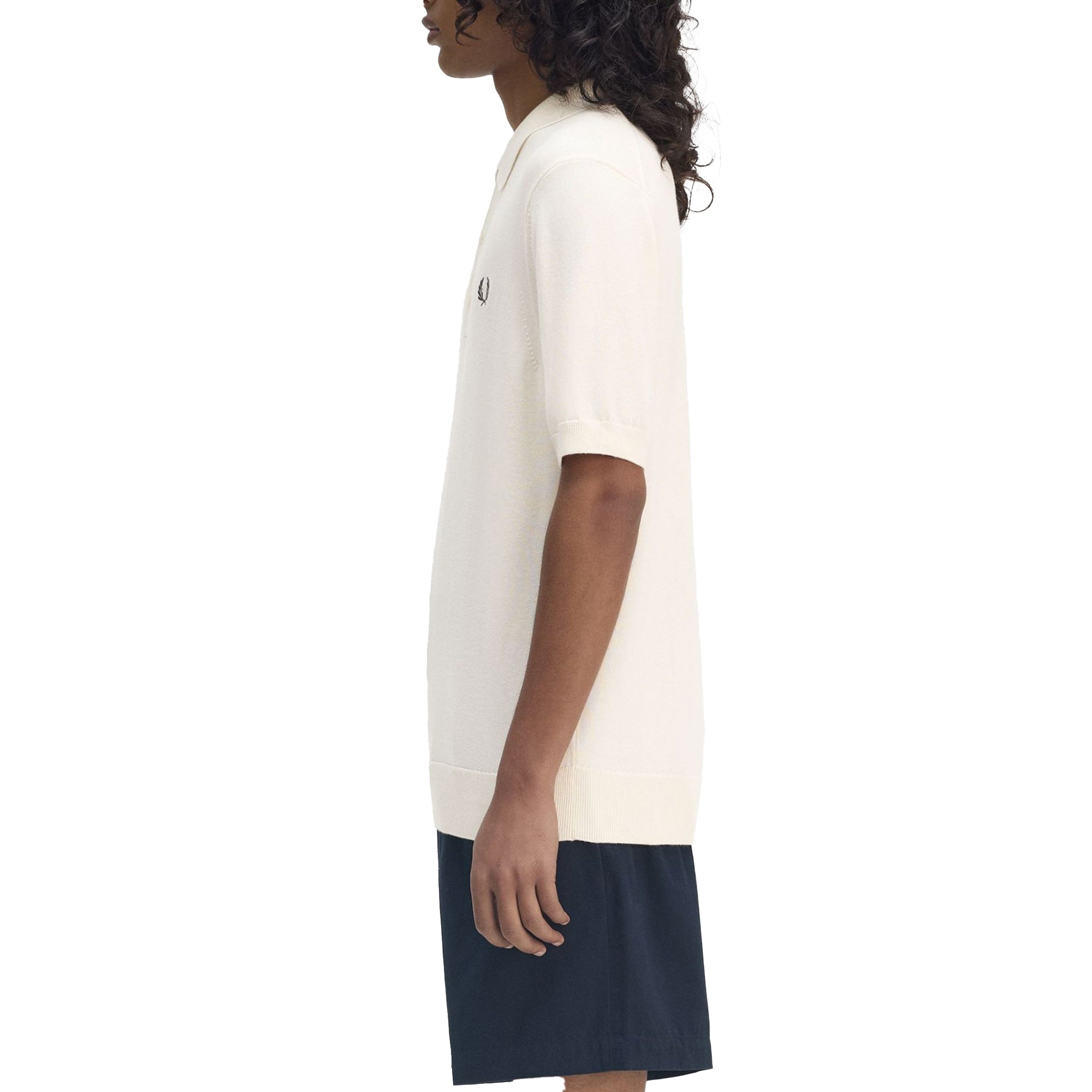 Fred Perry Cotton Knitted Polo Shirt