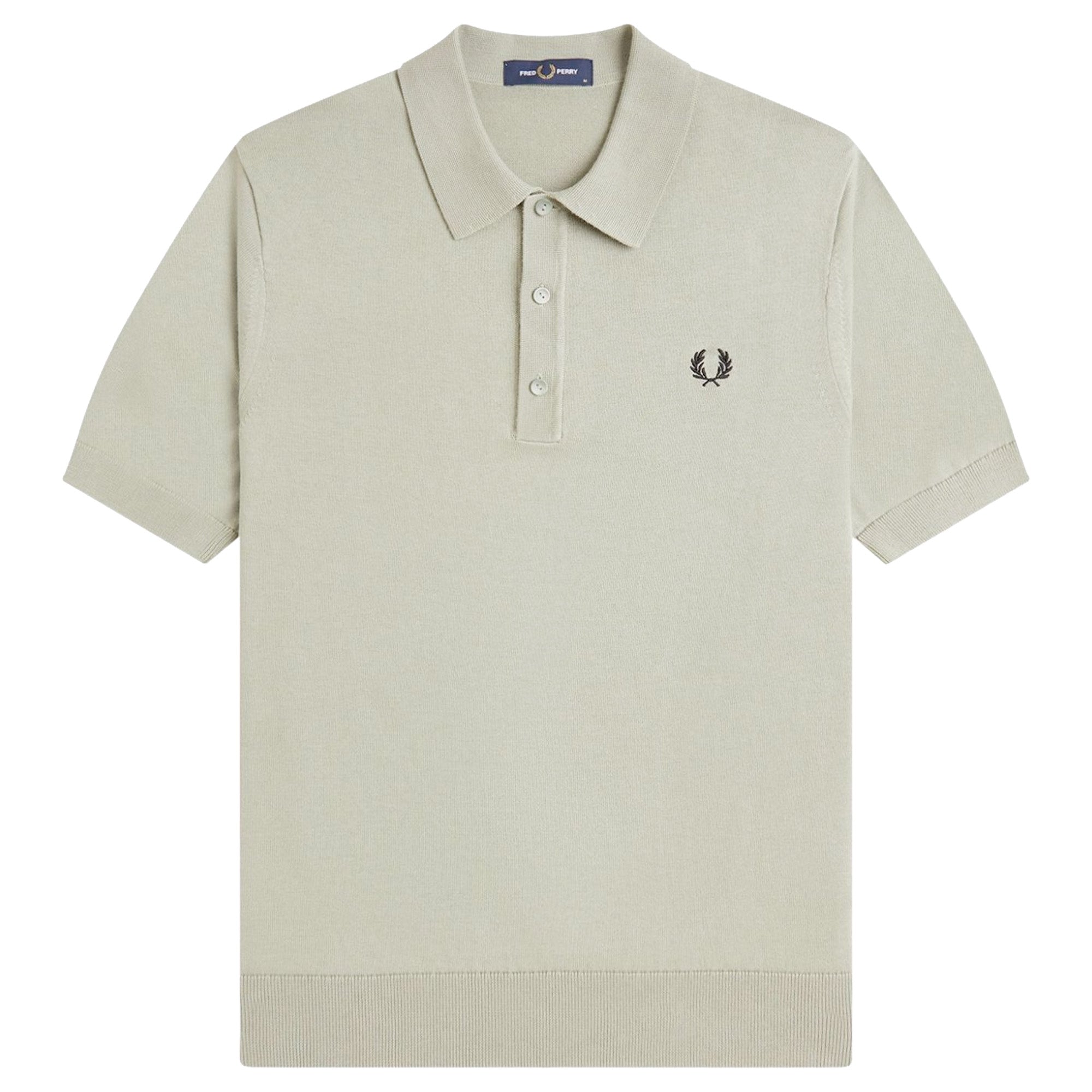 Fred Perry Cotton Knitted Polo Shirt