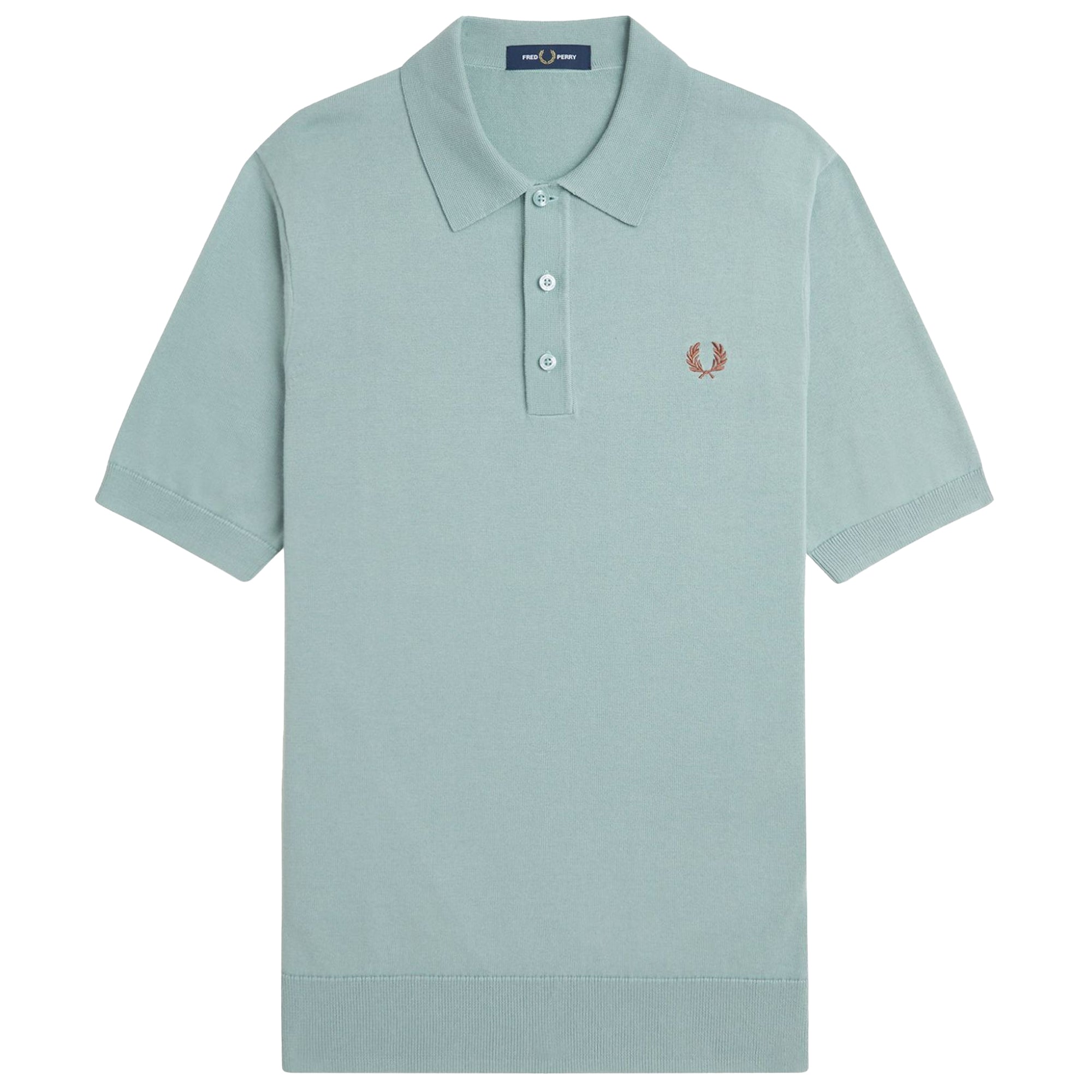 Fred Perry Cotton Knitted Polo Shirt