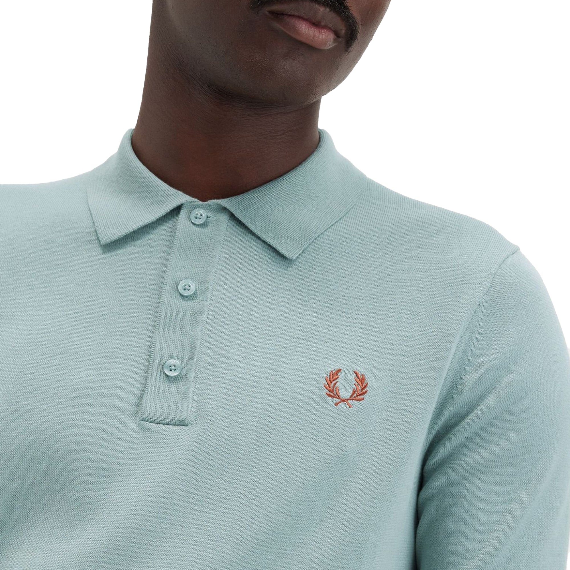 Fred Perry Cotton Knitted Polo Shirt
